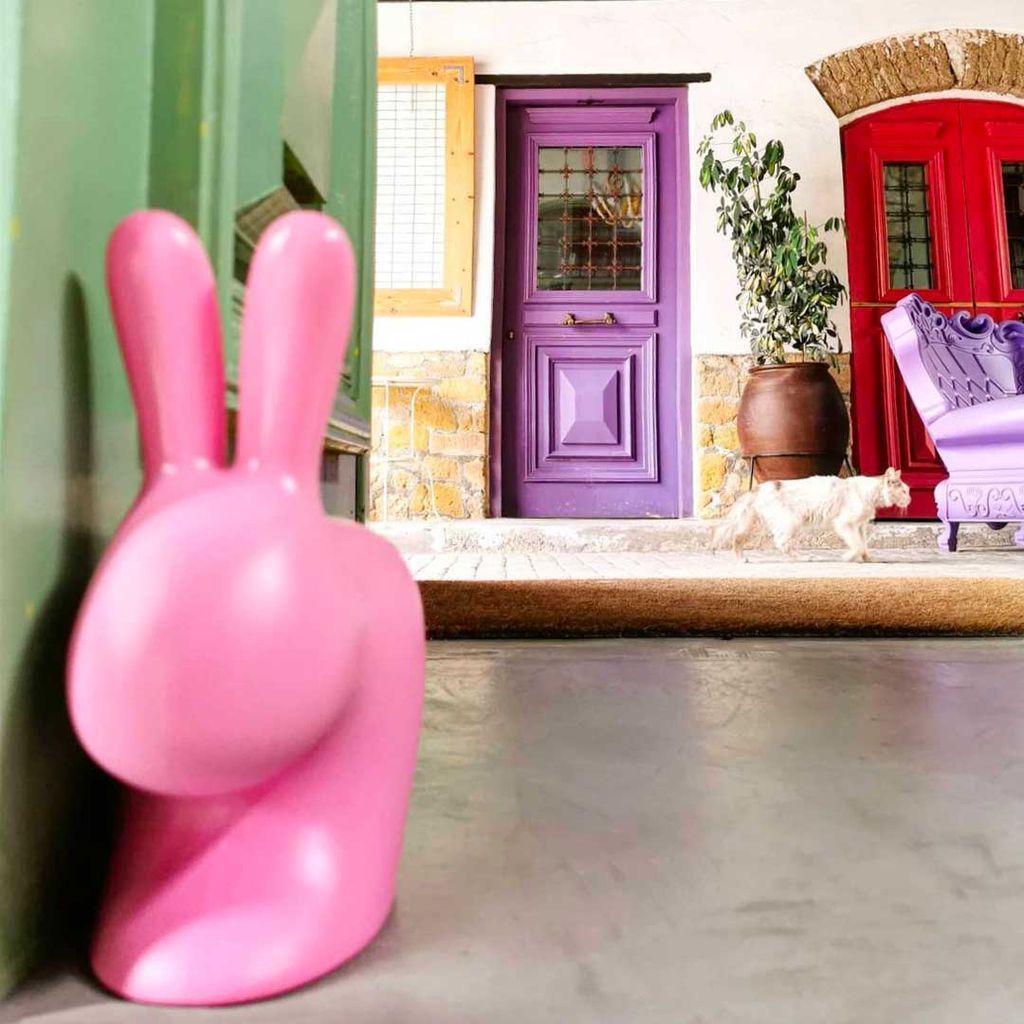 [product_category]-Qeeboo Rabbit Doorstop Xs, Pink-Qeeboo-8052049054256-90007BP-QEE-6
