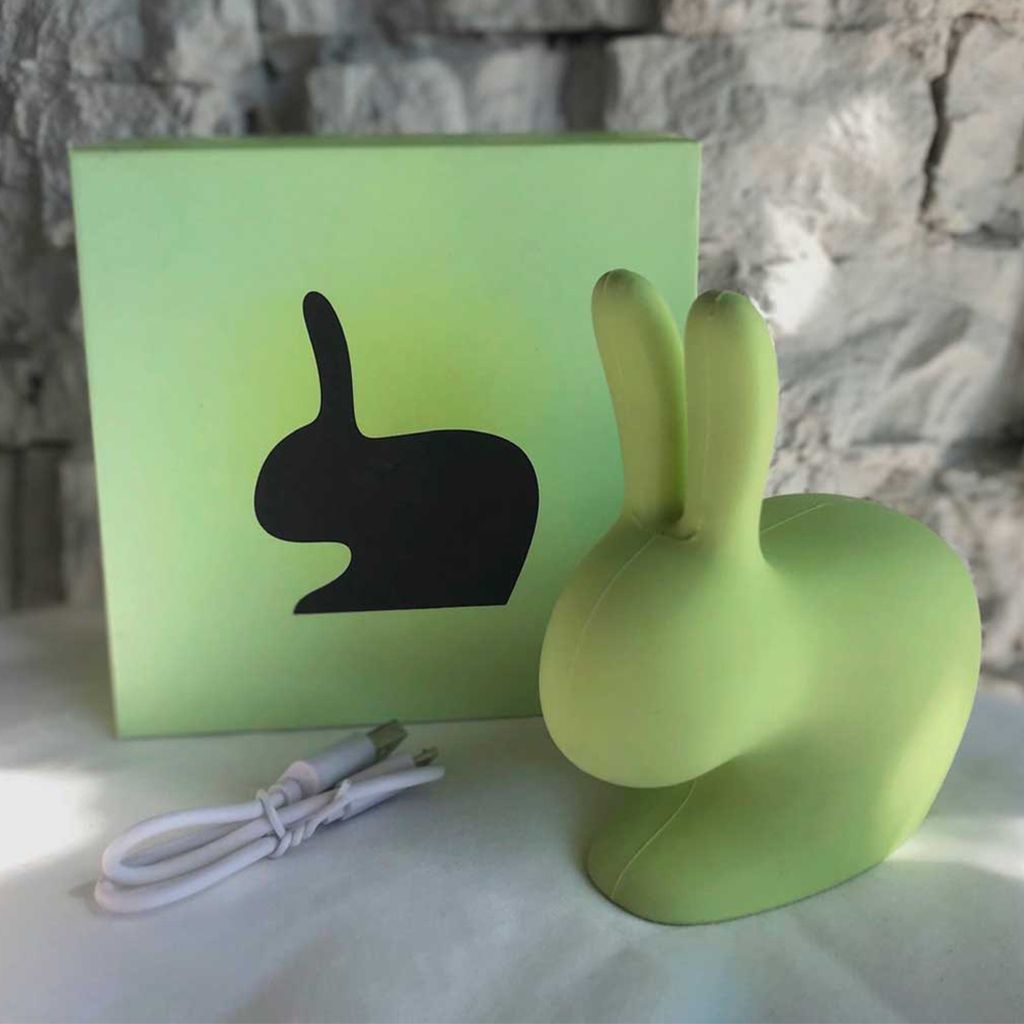 [product_category]-Qeeboo Rabbit Mini Portable Charger, Grey-Qeeboo-8052049053372-90008GYX5-QEE-3