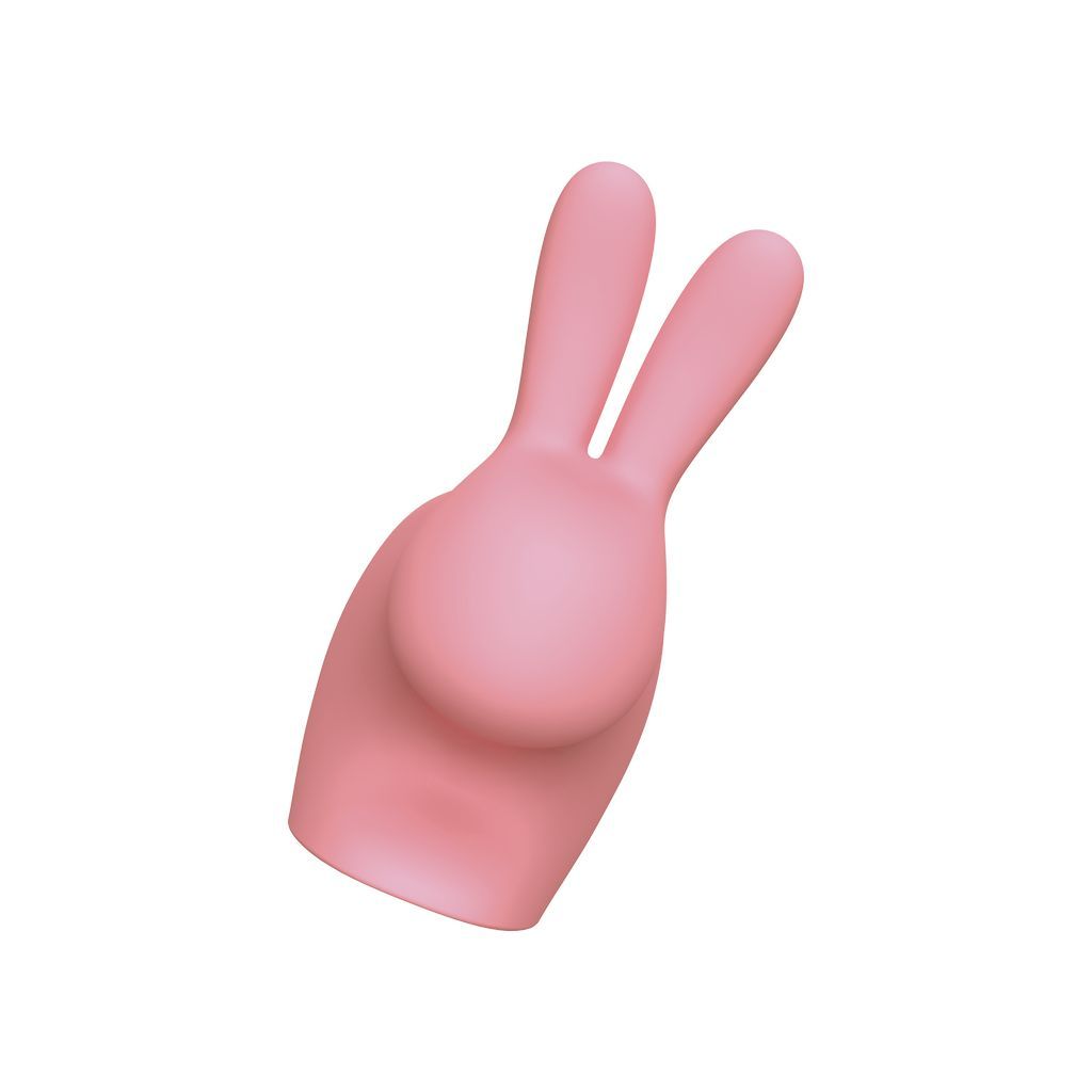 [product_category]-Qeeboo Rabbit Mini Portable Charger, Pink-Qeeboo-8052049053396-90008PIX5-QEE-2