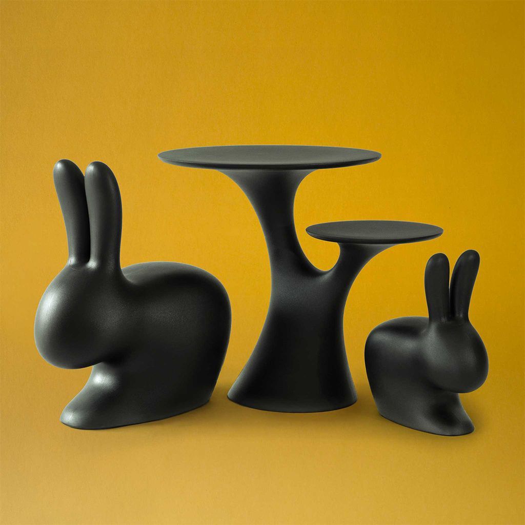 [product_category]-Qeeboo Rabbit Tree Table By Stefano Giovannoni, Pink-Qeeboo-8052049054300-22001PI-QEE-9