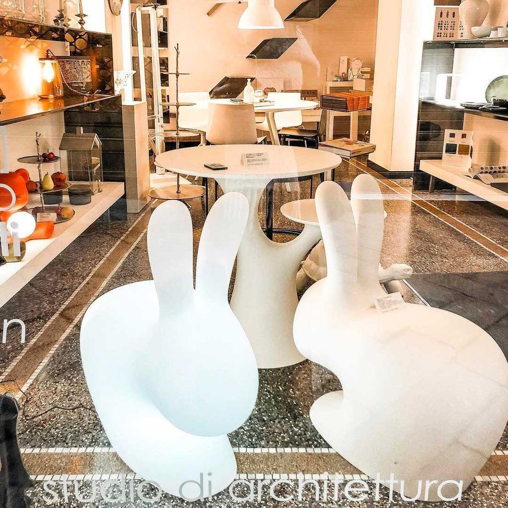 [product_category]-Qeeboo Rabbit Tree Table By Stefano Giovannoni, White-Qeeboo-8052049054317-22001WH-QEE-8
