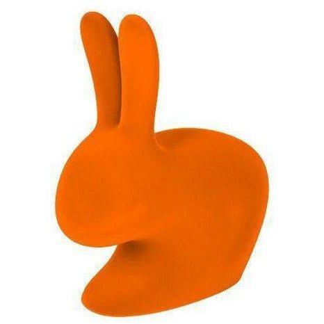 [product_category]-Qeeboo Rabbit Velvet Bookend Xs, Orange-Qeeboo-8052049053792-90007OR-FL-QEE-1