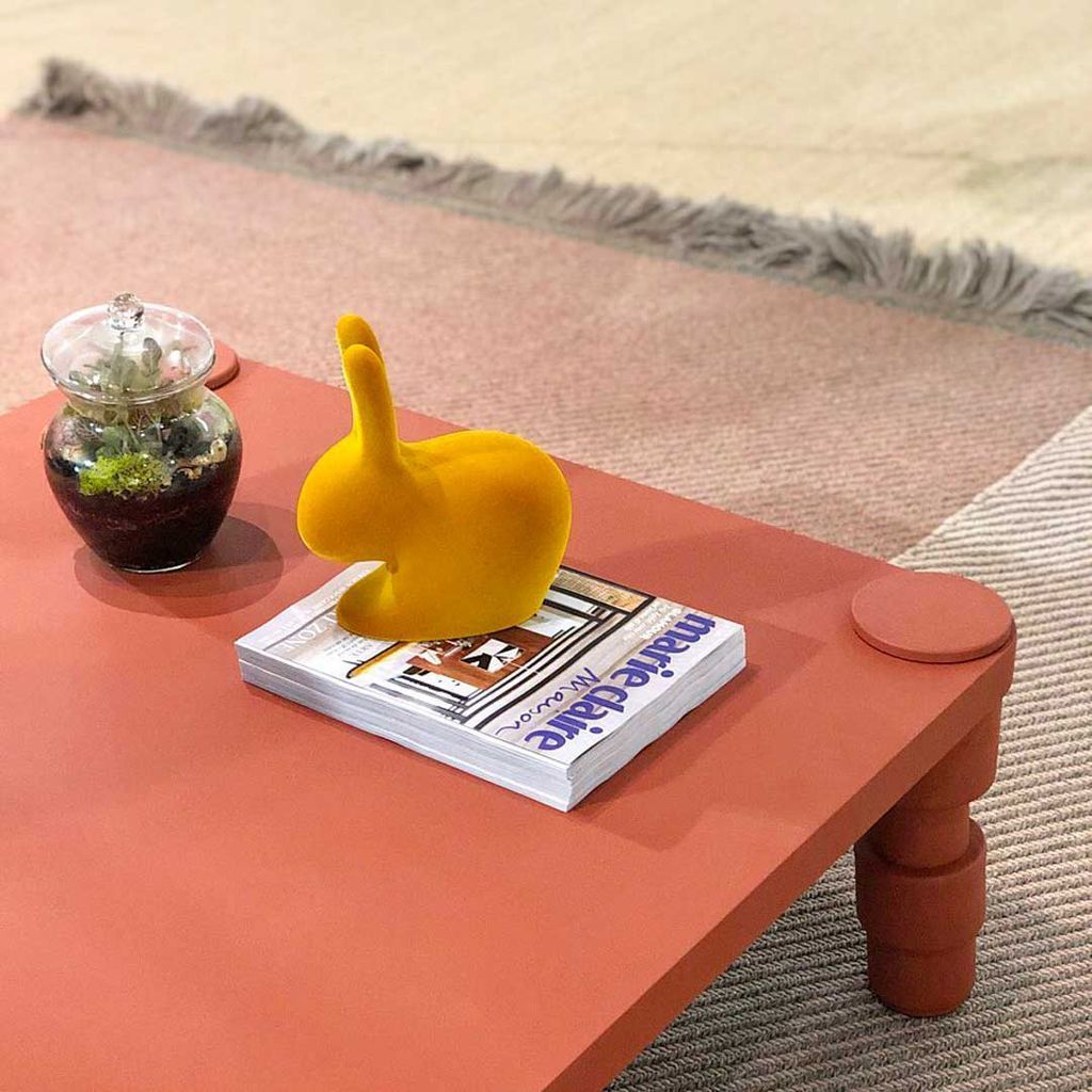 [product_category]-Qeeboo Rabbit Velvet Bookend Xs, Orange-Qeeboo-8052049053792-90007OR-FL-QEE-5
