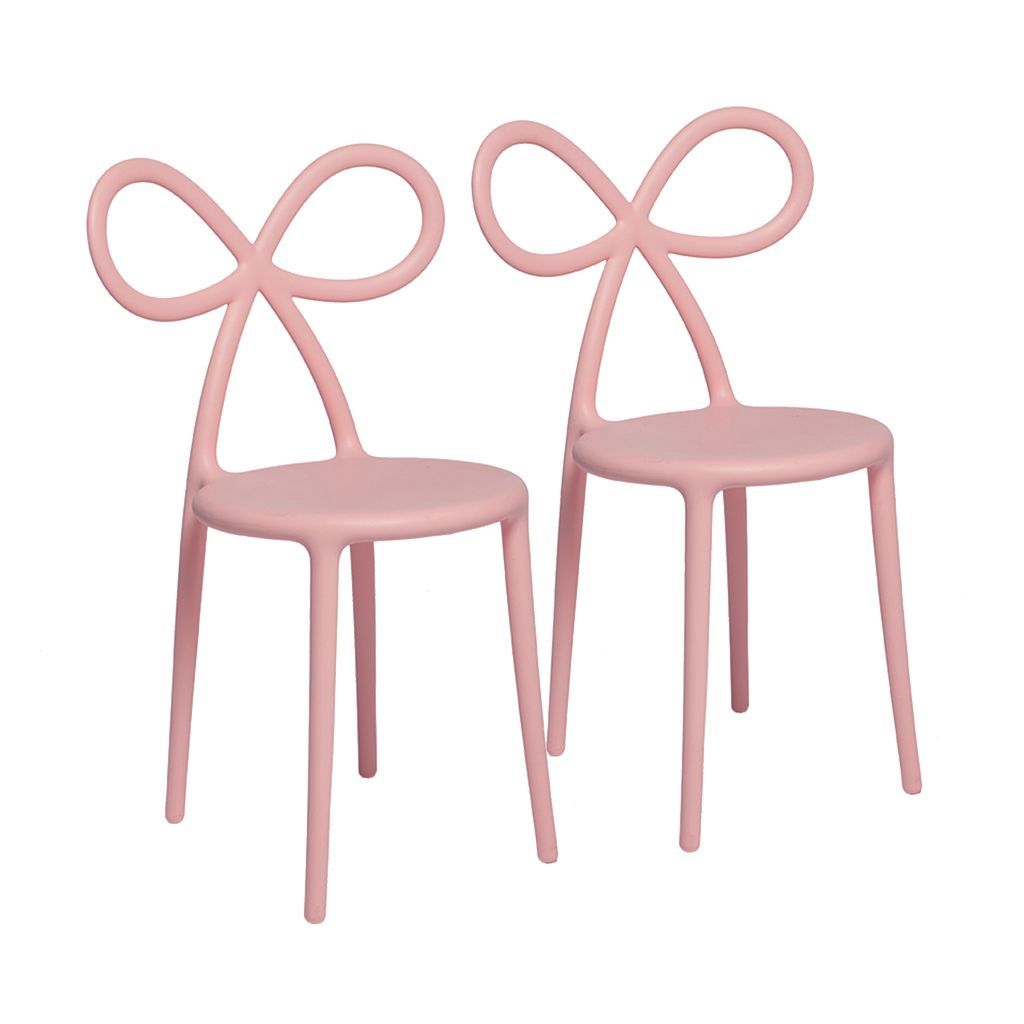 [product_category]-Qeeboo Ribbon Chair By Nika Zupanc Set Of 2, Pink-Qeeboo-8052049050678-80001PI-O-QEE-2