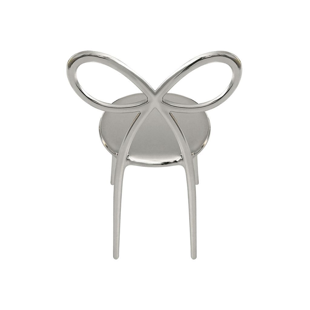 [product_category]-Qeeboo Ribbon Chair Metal Finish By Nika Zupanc, Silver-Qeeboo-8052049051750-80002SI-S-QEE-4
