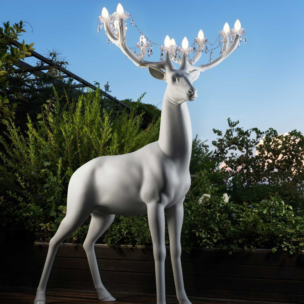 [product_category]-Qeeboo Sherwood Floor Lamp By Marcantonio H 2m, Black-Qeeboo-8052049056236-38001BL-QEE-4