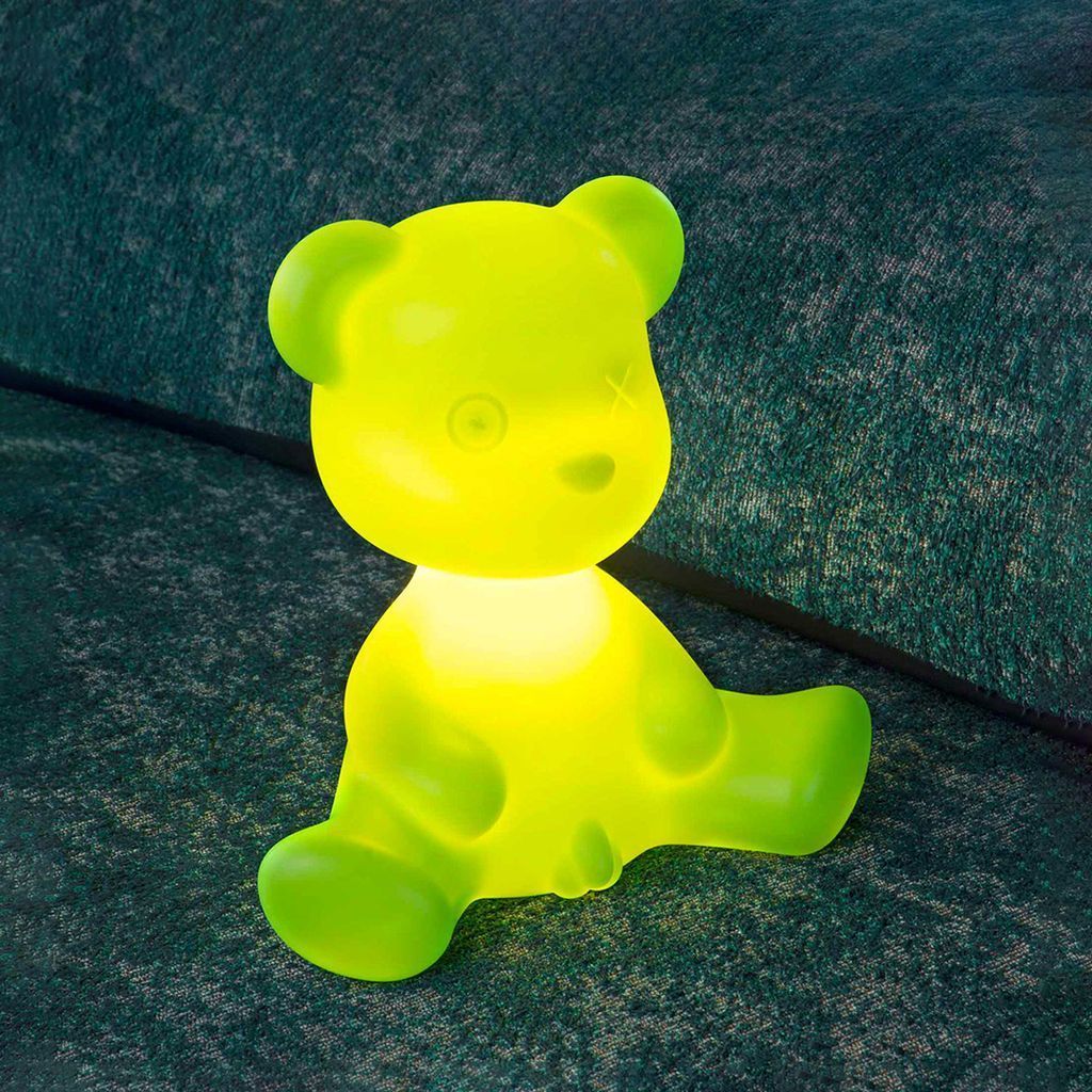 [product_category]-Qeeboo Teddy Boy Table Lamp With Cable, Light Blue-Qeeboo-8052049054430-24001LB-QEE-6