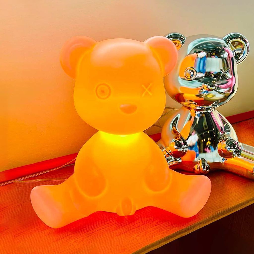 [product_category]-Qeeboo Teddy Boy Table Lamp With Cable, Light Green-Qeeboo-8052049054805-24001LG-QEE-11