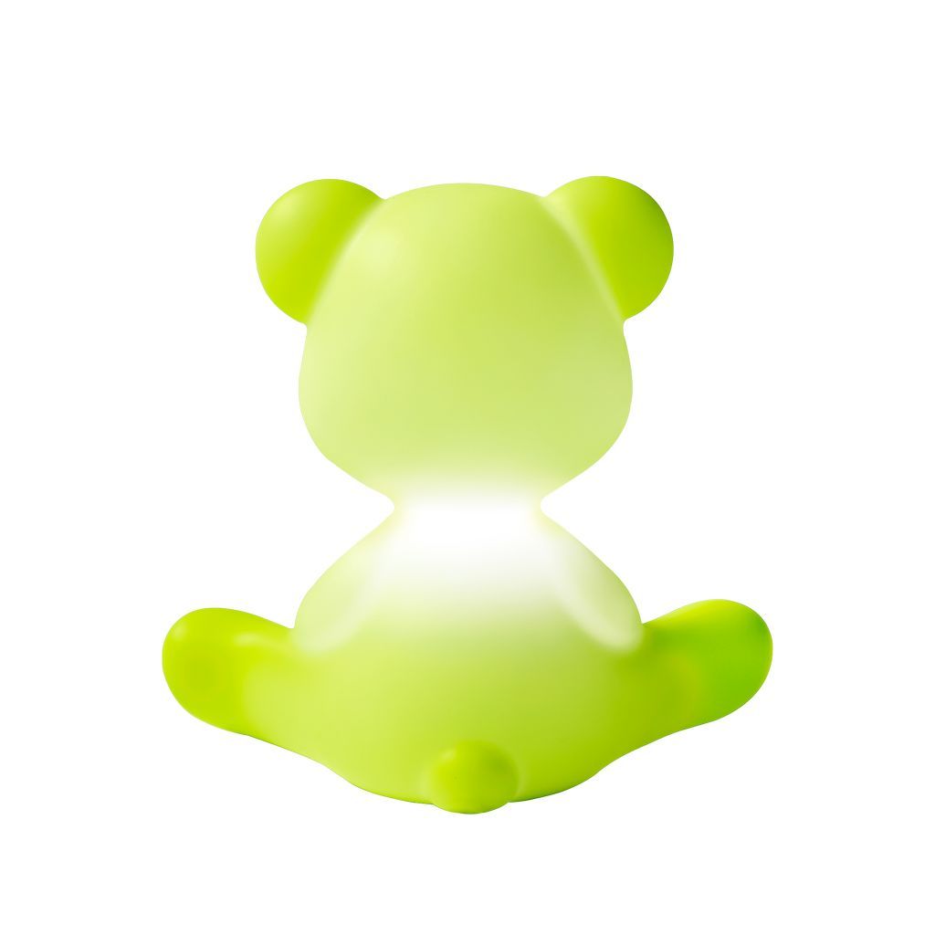 [product_category]-Qeeboo Teddy Boy Table Lamp With Cable, Light Green-Qeeboo-8052049054805-24001LG-QEE-5