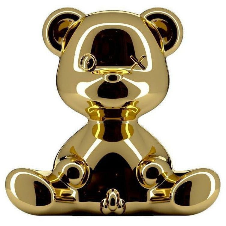 [product_category]-Qeeboo Teddy Boy Table Lamp With Cable Metal Finish, Gold-Qeeboo-8052049054072-24002GO-M-QEE-1