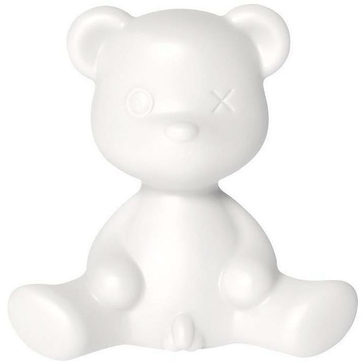 [product_category]-Qeeboo Teddy Boy Table Lamp With Cable, White-Qeeboo-8052049054416-24001WH-QEE-1