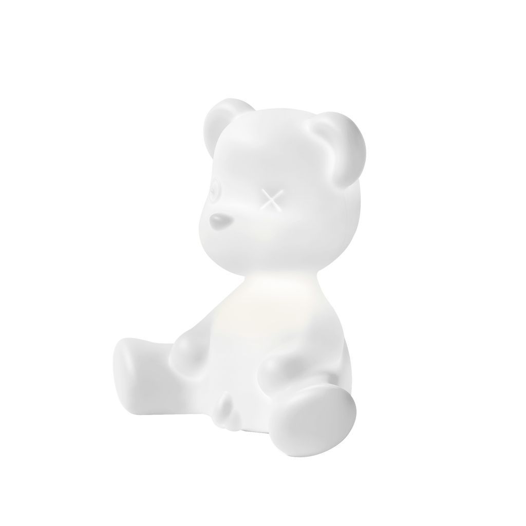 [product_category]-Qeeboo Teddy Boy Table Lamp With Cable, White-Qeeboo-8052049054416-24001WH-QEE-3