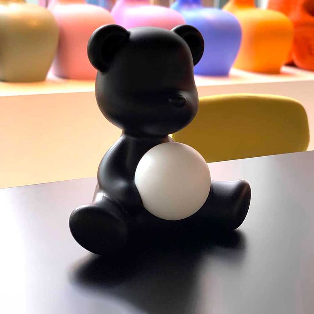 [product_category]-Qeeboo Teddy Girl Led Rechargeable Table Lamp, Orange-Qeeboo-8052049054379-25001OR-QEE-13