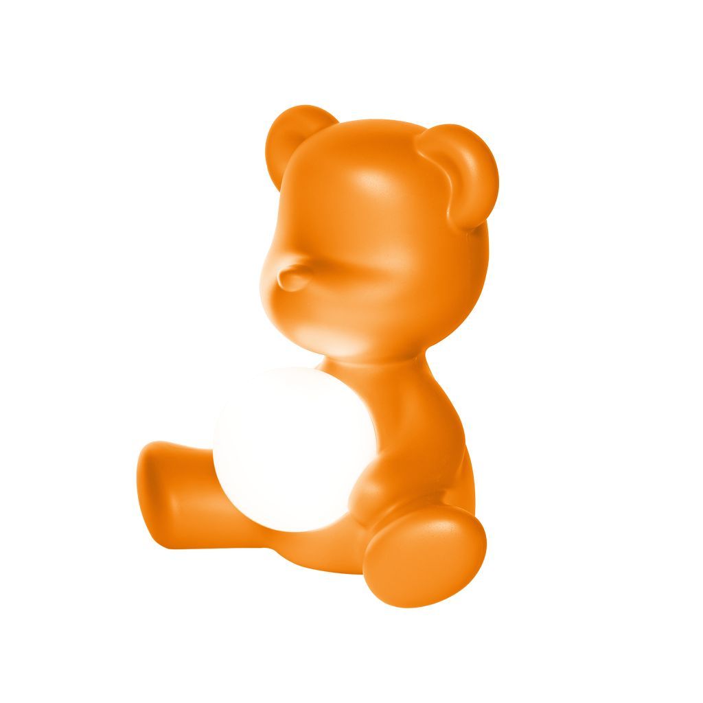 [product_category]-Qeeboo Teddy Girl Led Rechargeable Table Lamp, Orange-Qeeboo-8052049054379-25001OR-QEE-3