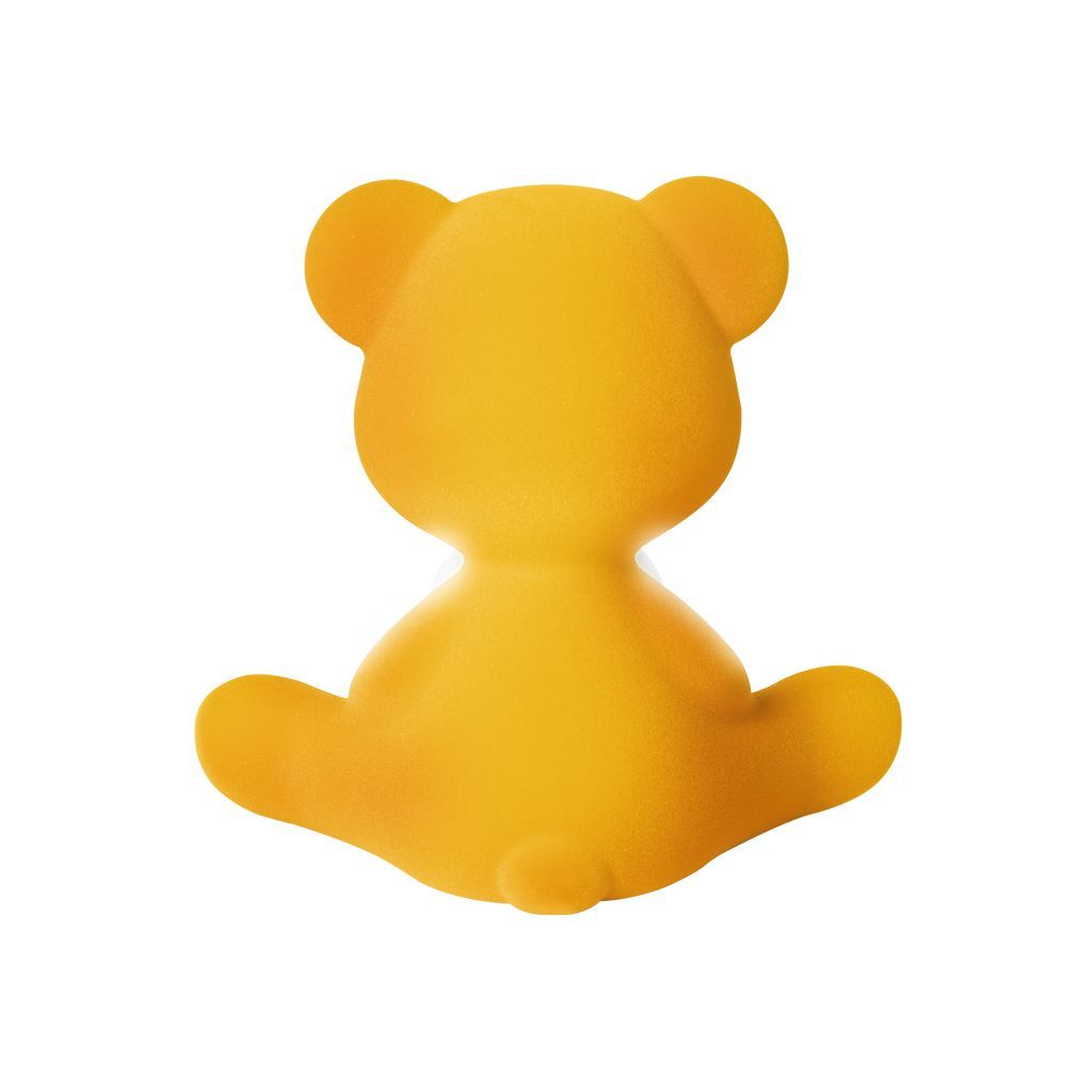 [product_category]-Qeeboo Teddy Girl Led Rechargeable Table Lamp Velvet Finish, Dark Gold-Qeeboo-8052049054621-25002DG-FL-QEE-5