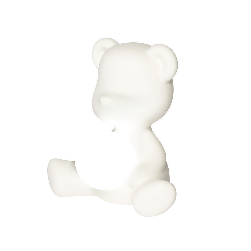 [product_category]-Qeeboo Teddy Girl Led Rechargeable Table Lamp, White-Qeeboo-8052049054065-25001WH-QEE-3