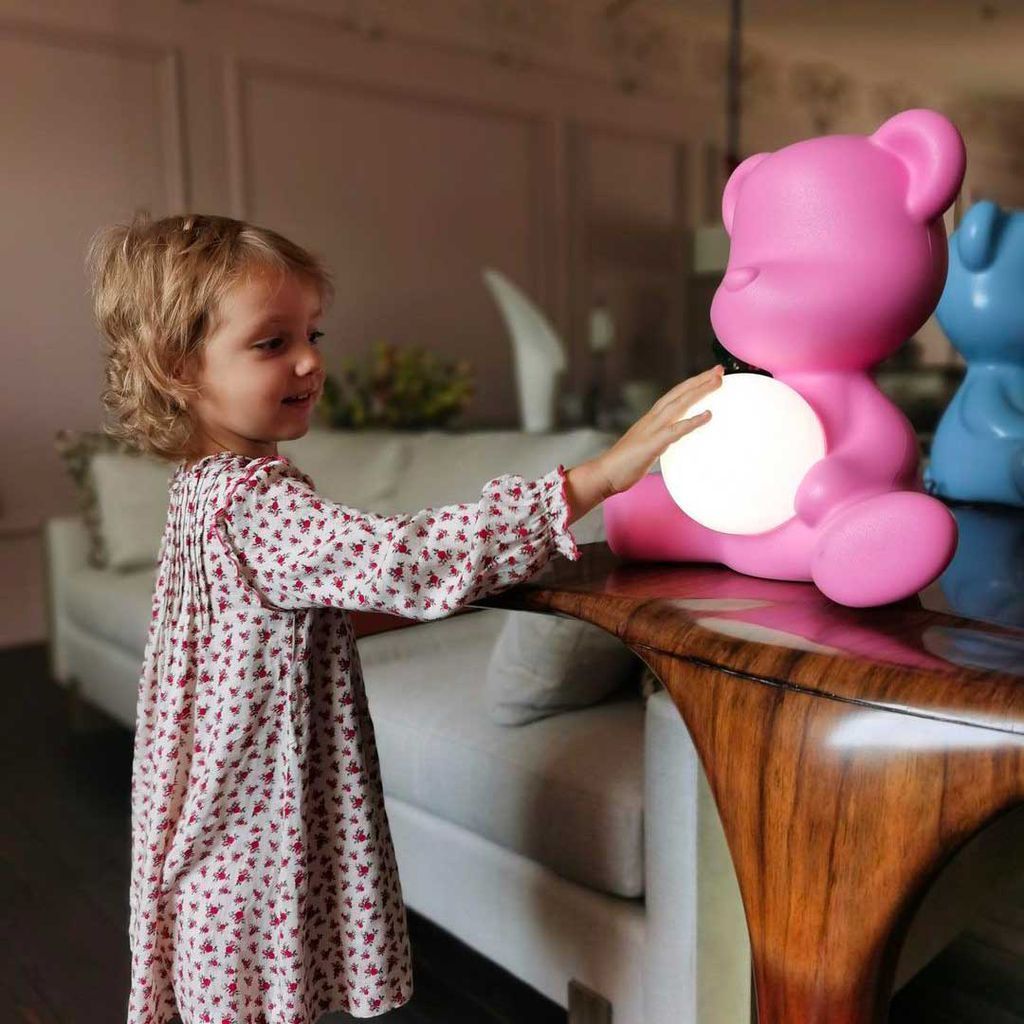 [product_category]-Qeeboo Teddy Girl Led Rechargeable Table Lamp, Yellow-Qeeboo-8052049054409-25001YE-QEE-11