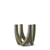 RO COLLECE CHANDIER CANDLER HOLDER se 4 zbraněmi, Olive Green