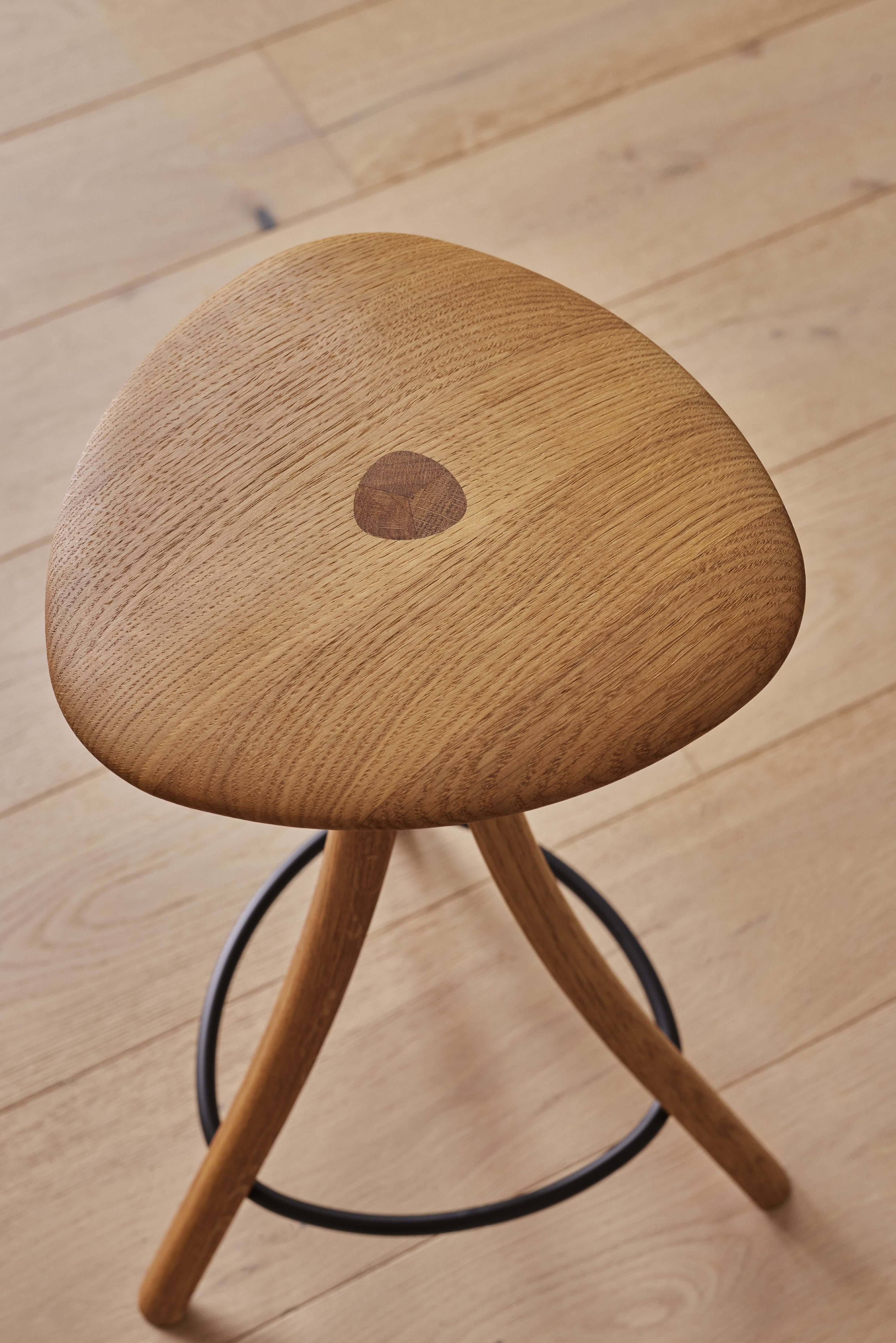 [product_category]-Ro Collection Clover Stool, Oak/Oil-Ro Collection-5712129038233-CLO-S-OO-999-ROC-4