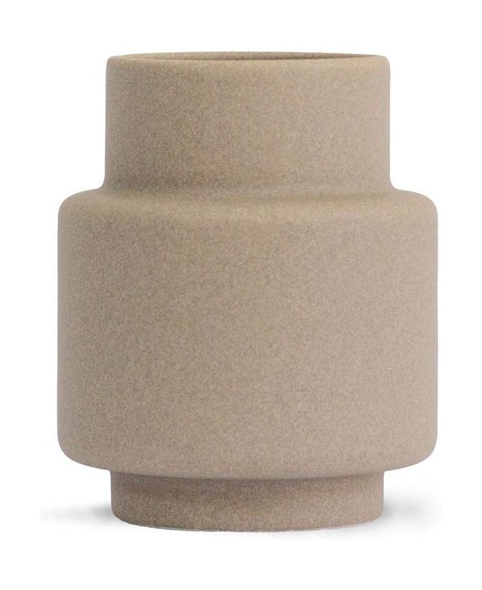 [product_category]-Ro Collection Hurricane Ceramic Vase Medium, Light Stone-Ro Collection-5712129036697-RD1143-040-G-ROC-1