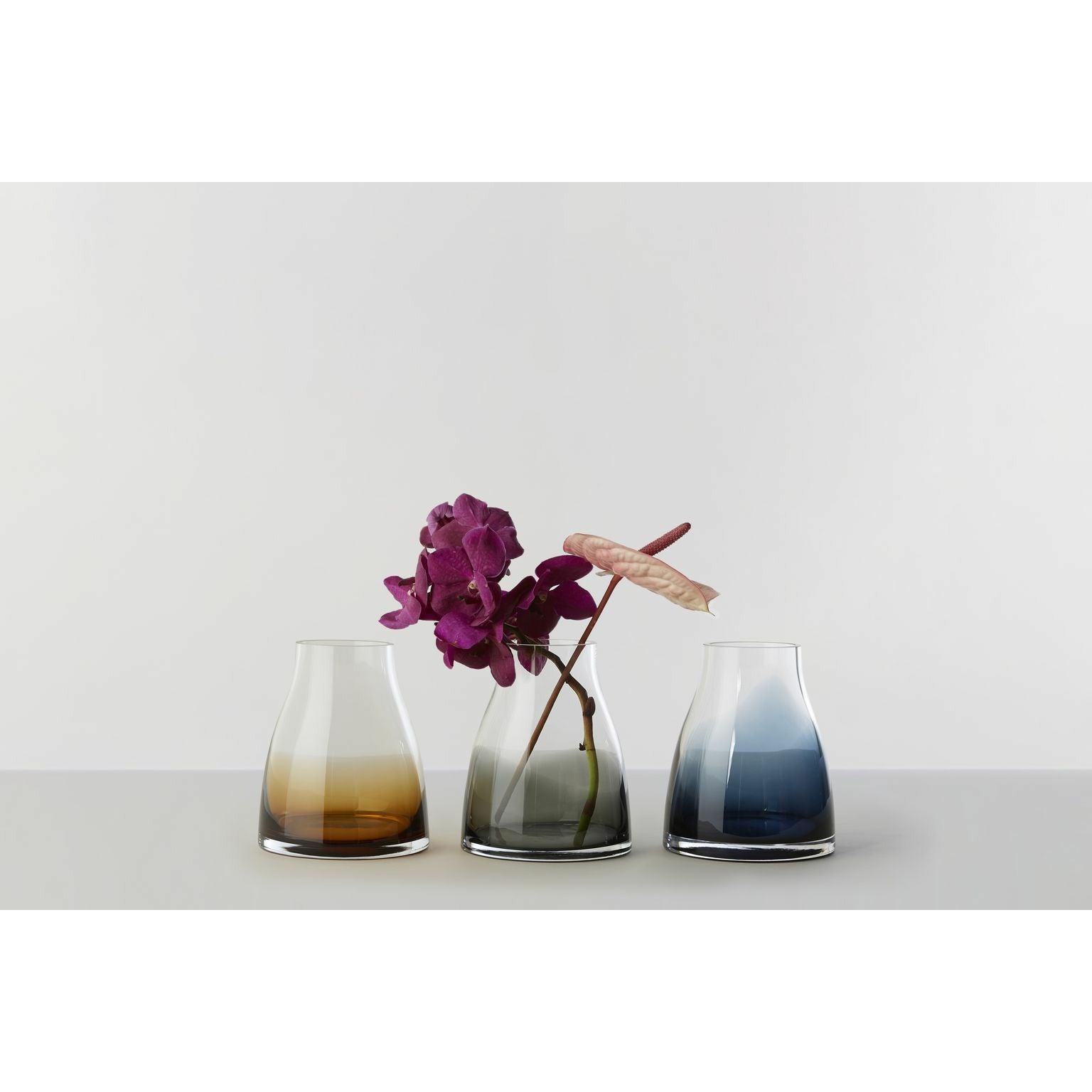 [product_category]-Ro Collection No. 2 Flower Vase øxh 15 X18, Smoked Grey-Ro Collection-5712129002302-RD1001-004-ROC-3
