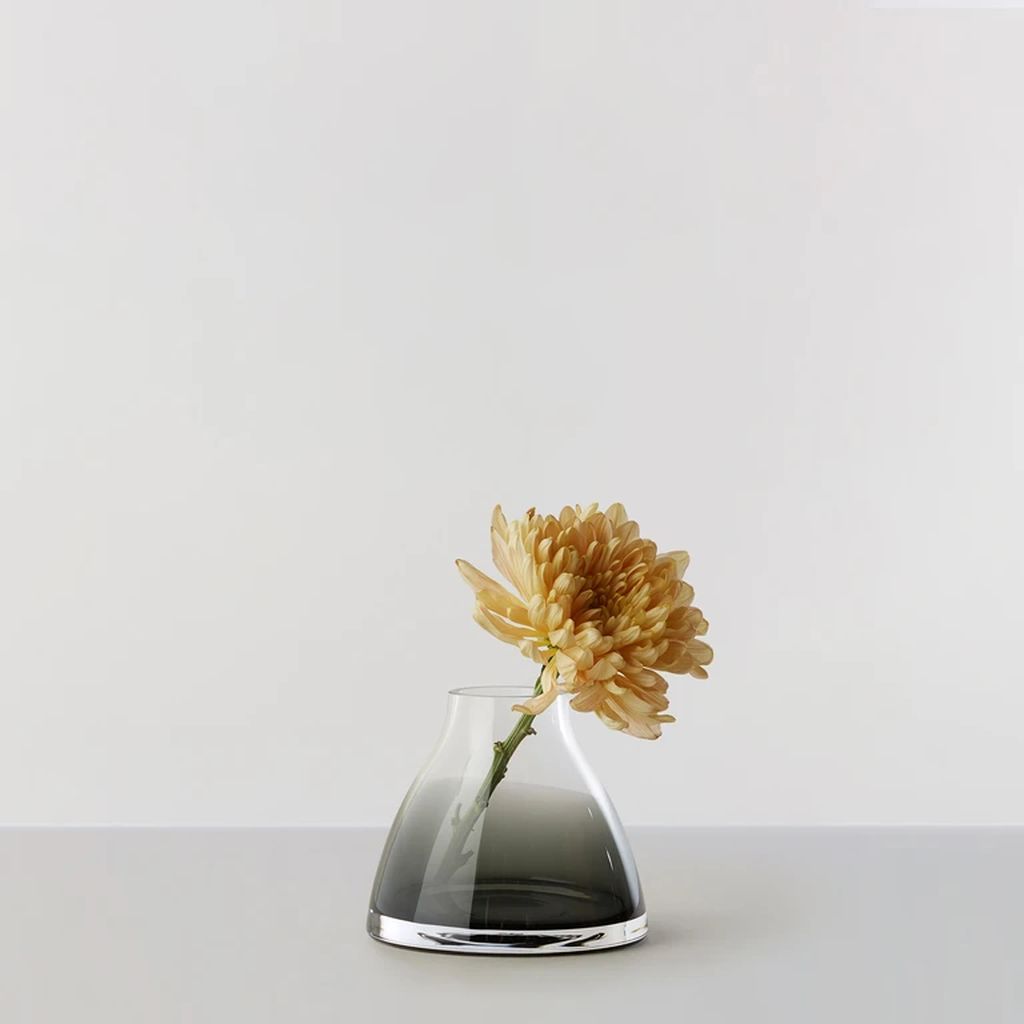 [product_category]-Ro Collection No.1 Flower Vase øx H 13 X12, Smokey Grey-Ro Collection-5712129001305-RD1000-004-ROC-3