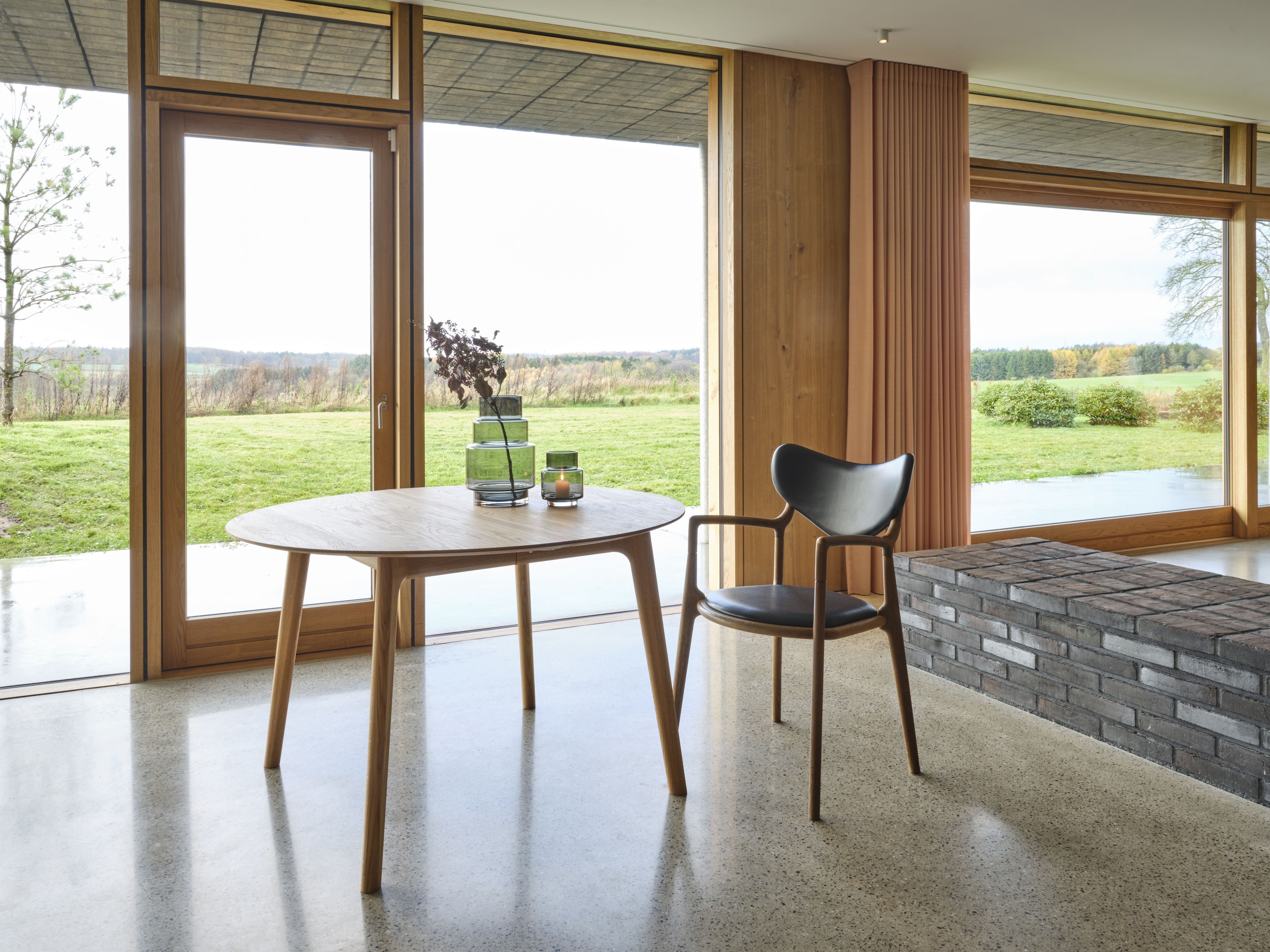 [product_category]-Ro Collection Salon Extendable Table In Oiled Oak, ø 120 Cm-Ro Collection-5712129033078-SAL-ET-Ø120OO-720-ROC-6