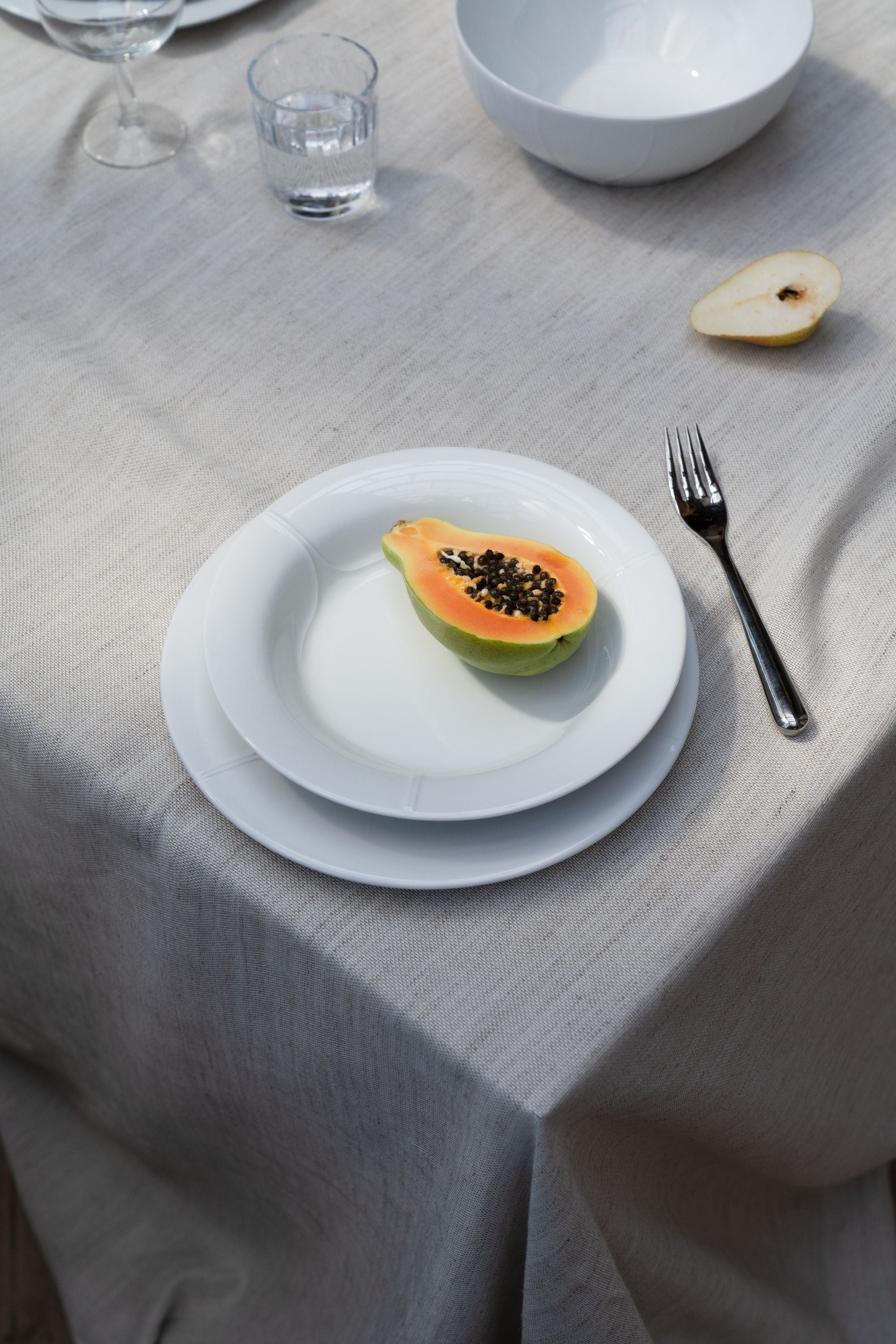 [product_category]-Rörstrand Pli Blanc Deep Plate, 23 Cm-Rörstrand-7320062103048-1051741-ROR-4