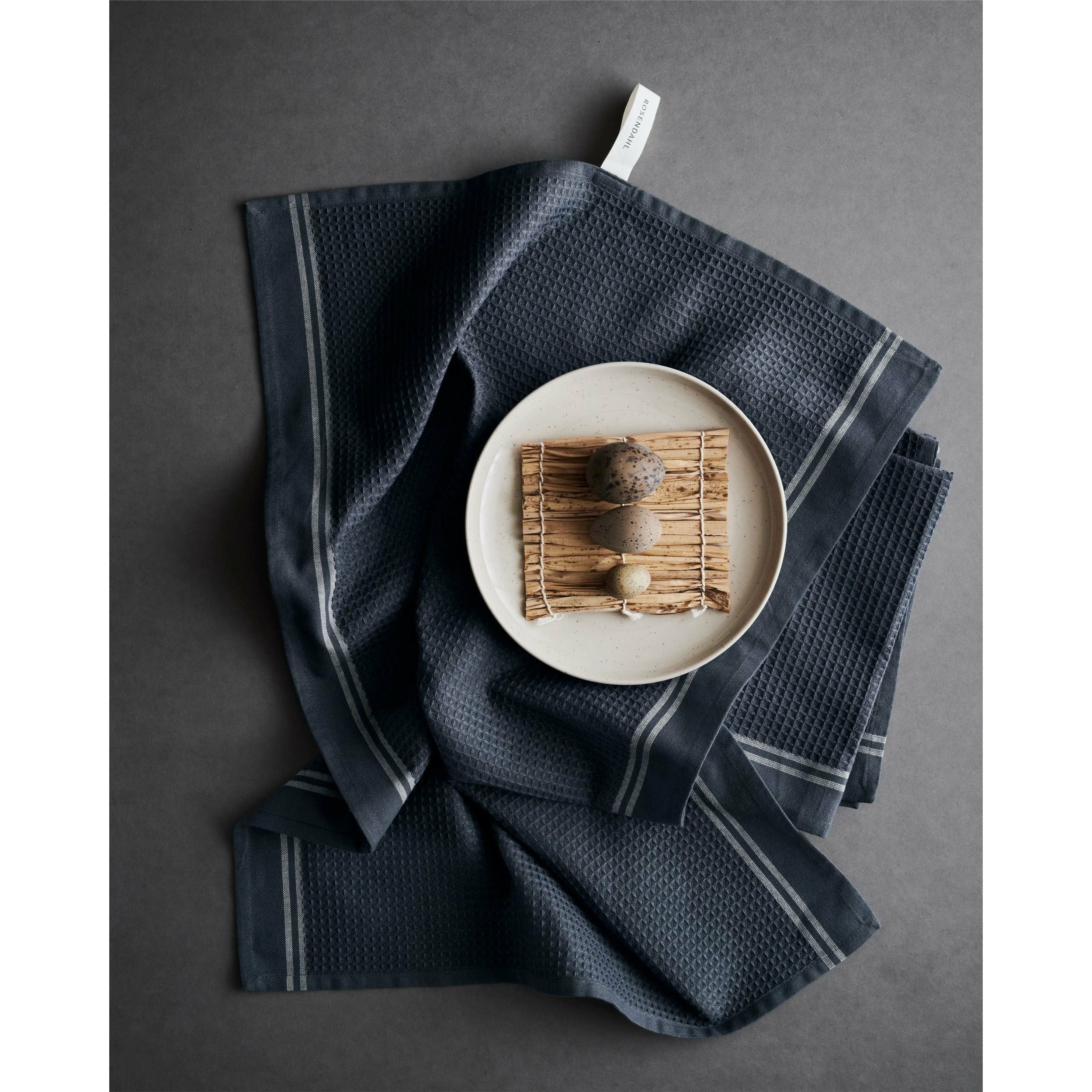 [product_category]-Rosendahl Alpha Tea Towel, Dark Grey-Rosendahl-5709513214014-21401-ROS-8