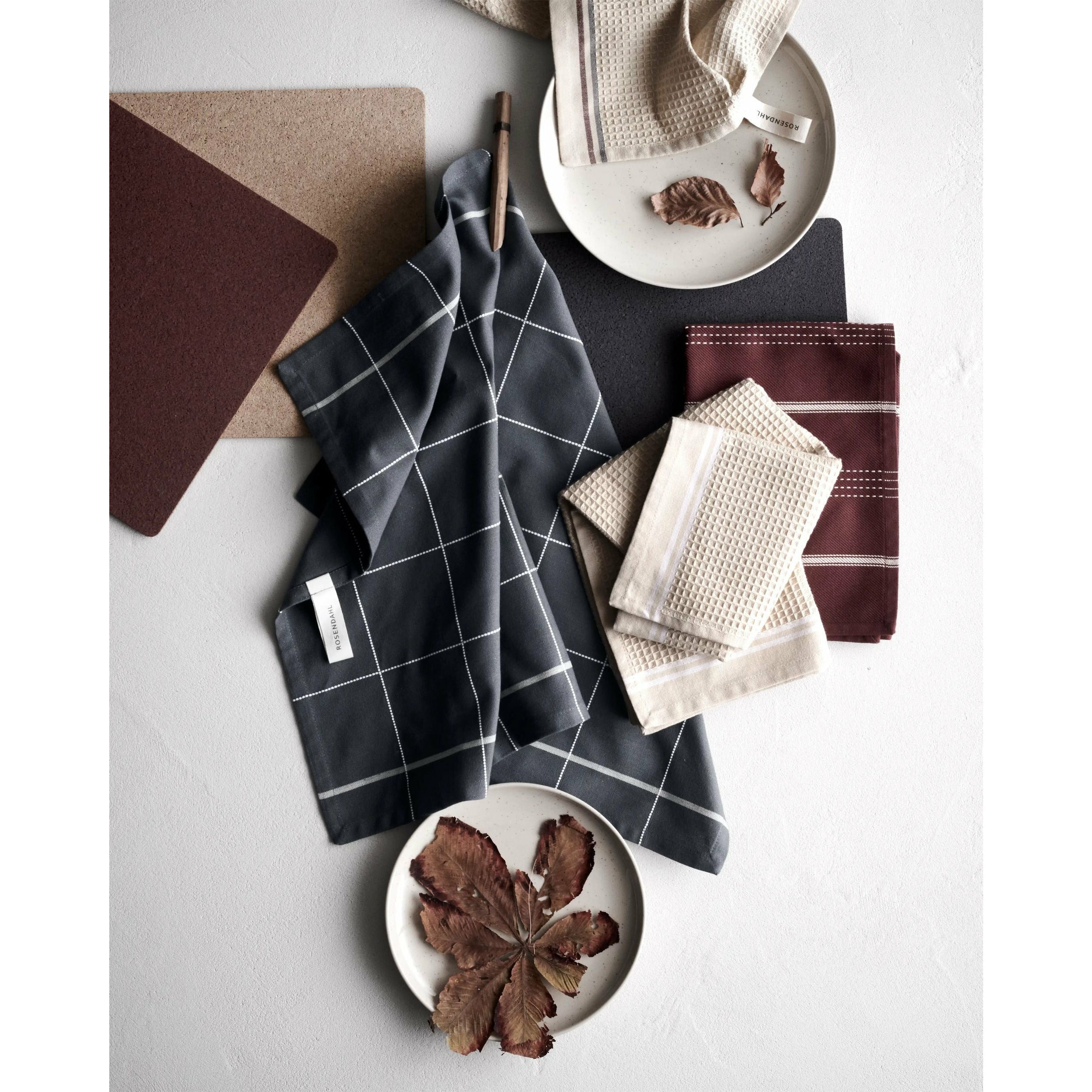 [product_category]-Rosendahl Corki Placemat, Dark Grey-Rosendahl-5713397075555-607555-ROS-2