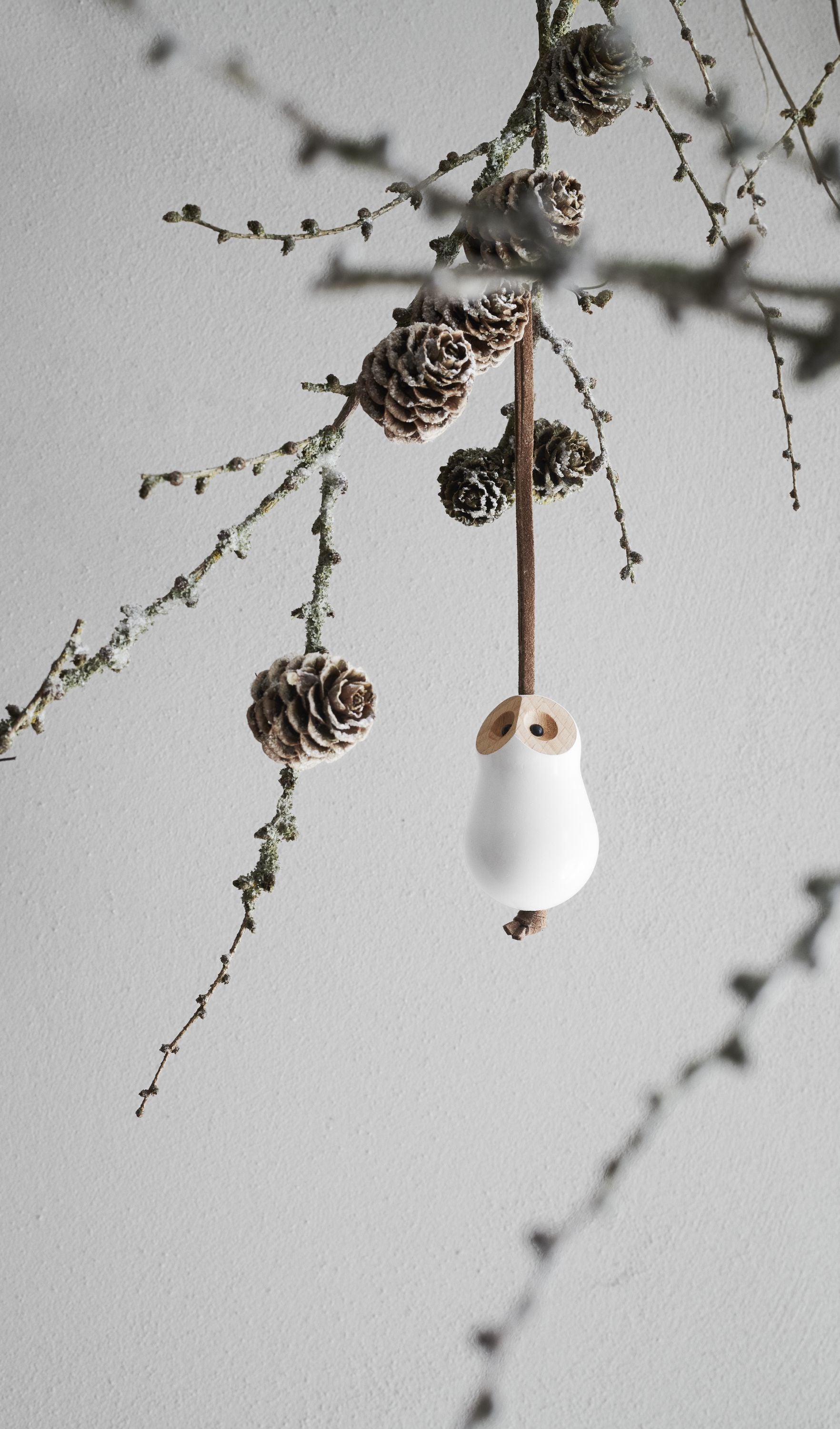 [product_category]-Rosendahl Forest Tales Owl ø4 Cm, Glossy White-Rosendahl-5709513312437-31243-ROS-6