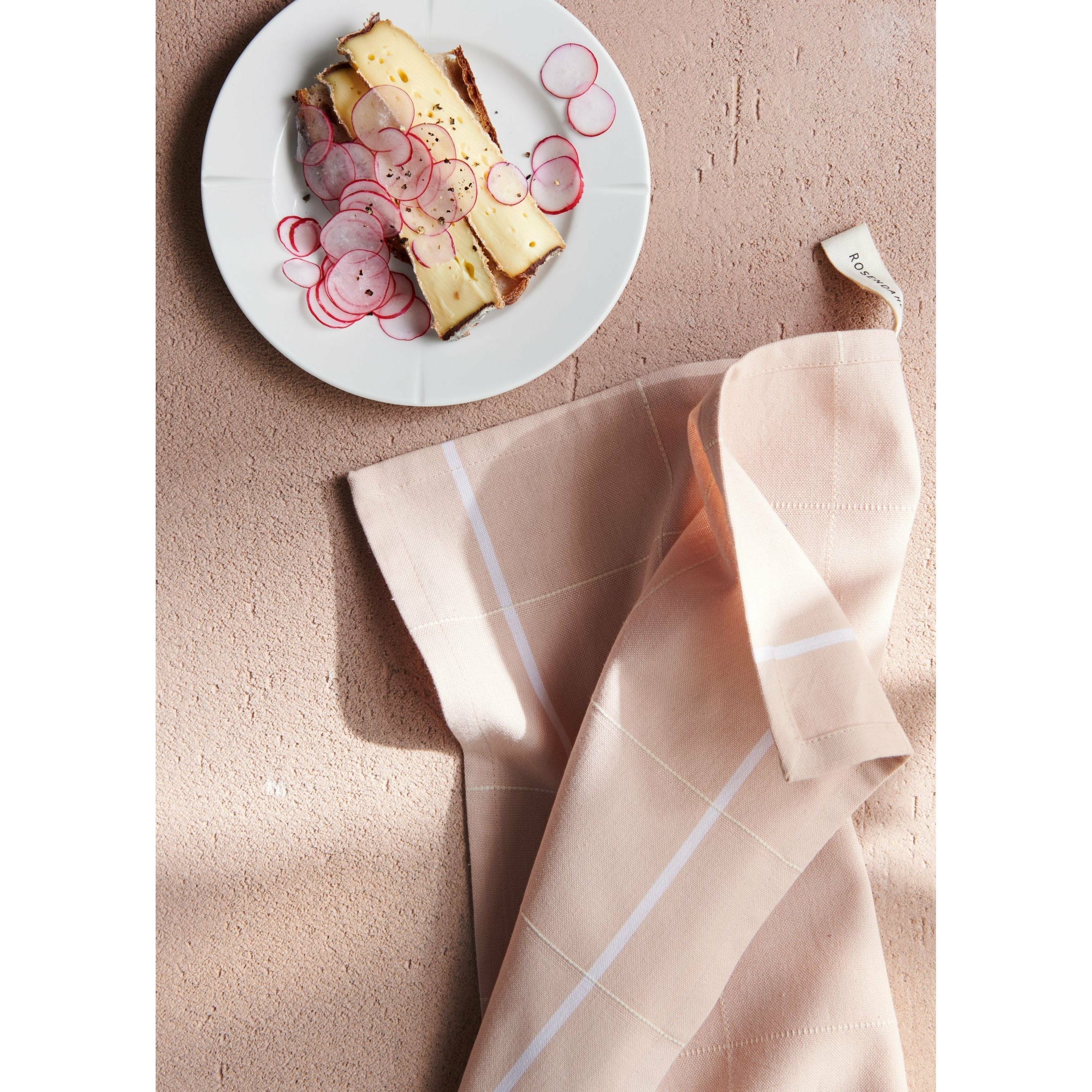 [product_category]-Rosendahl Gamma Tea Towel, Blush-Rosendahl-5709513214236-21423-ROS-6