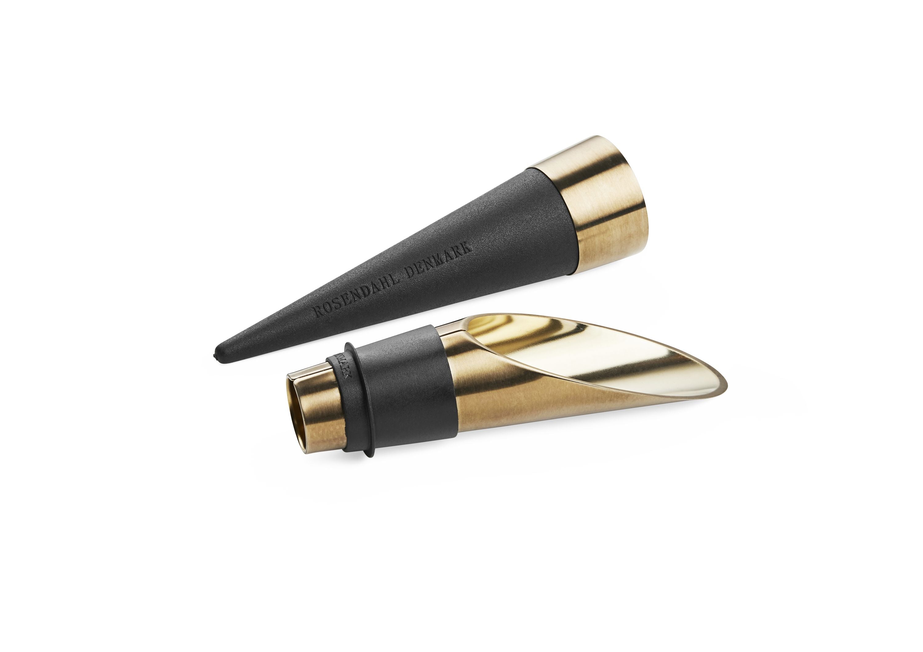 [product_category]-Rosendahl Gc Barware Wine Stopper & Pourer Black/Patinated Steel 2 Pcs.-Rosendahl-5709513187363-18736-ROS-7