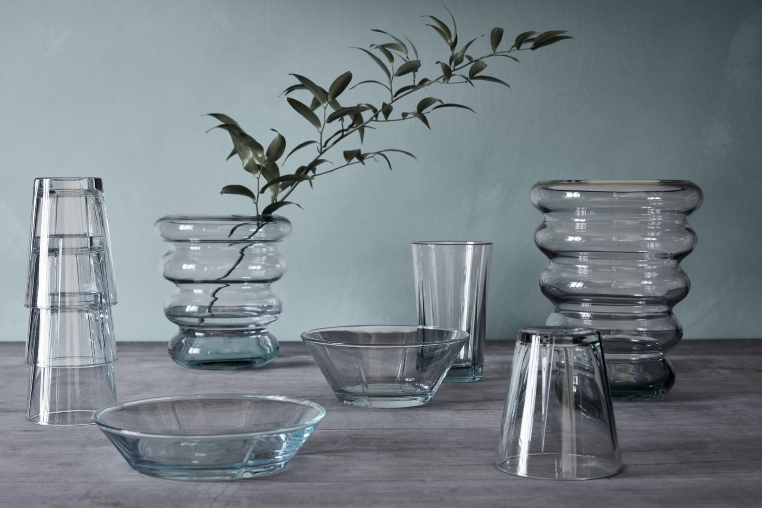 [product_category]-Rosendahl Gc Recycled Small Egg Plates ø16 Cm Clear Green, 2 Pcs.-Rosendahl-5709513253709-25370-ROS-4