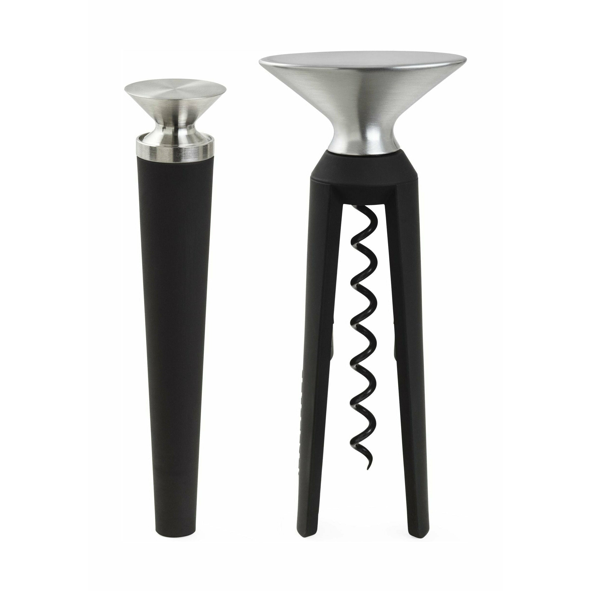 [product_category]-Rosendahl Grand Cru Bottle Opener And Corkscrew, Sort/Steel-Rosendahl-5709513251309-25130-ROS-1