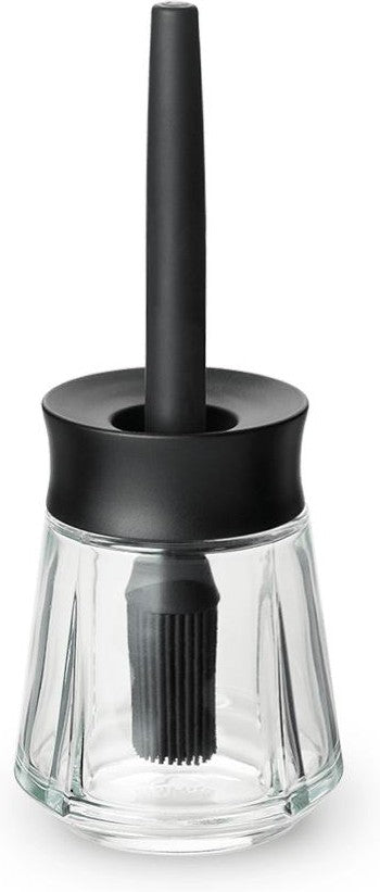 [product_category]-Rosendahl Grand Cru Marinade Glass With Brush, Black-Rosendahl-5709513160977-16097-ROS-1