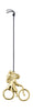 Rosendahl Karen Blixen Angel Girl na kole H7 cm, Gold Plated