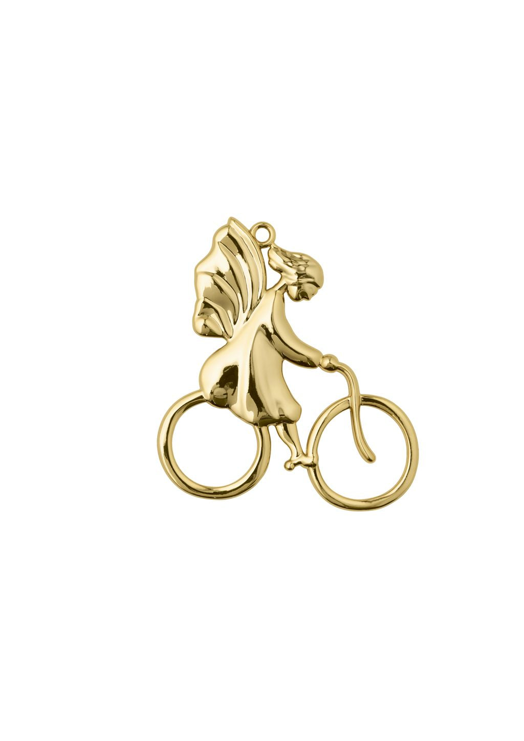 [product_category]-Rosendahl Karen Blixen Angel Girl On A Bicycle H7 Cm, Gold Plated-Rosendahl-5709513325215-32521-ROS-2