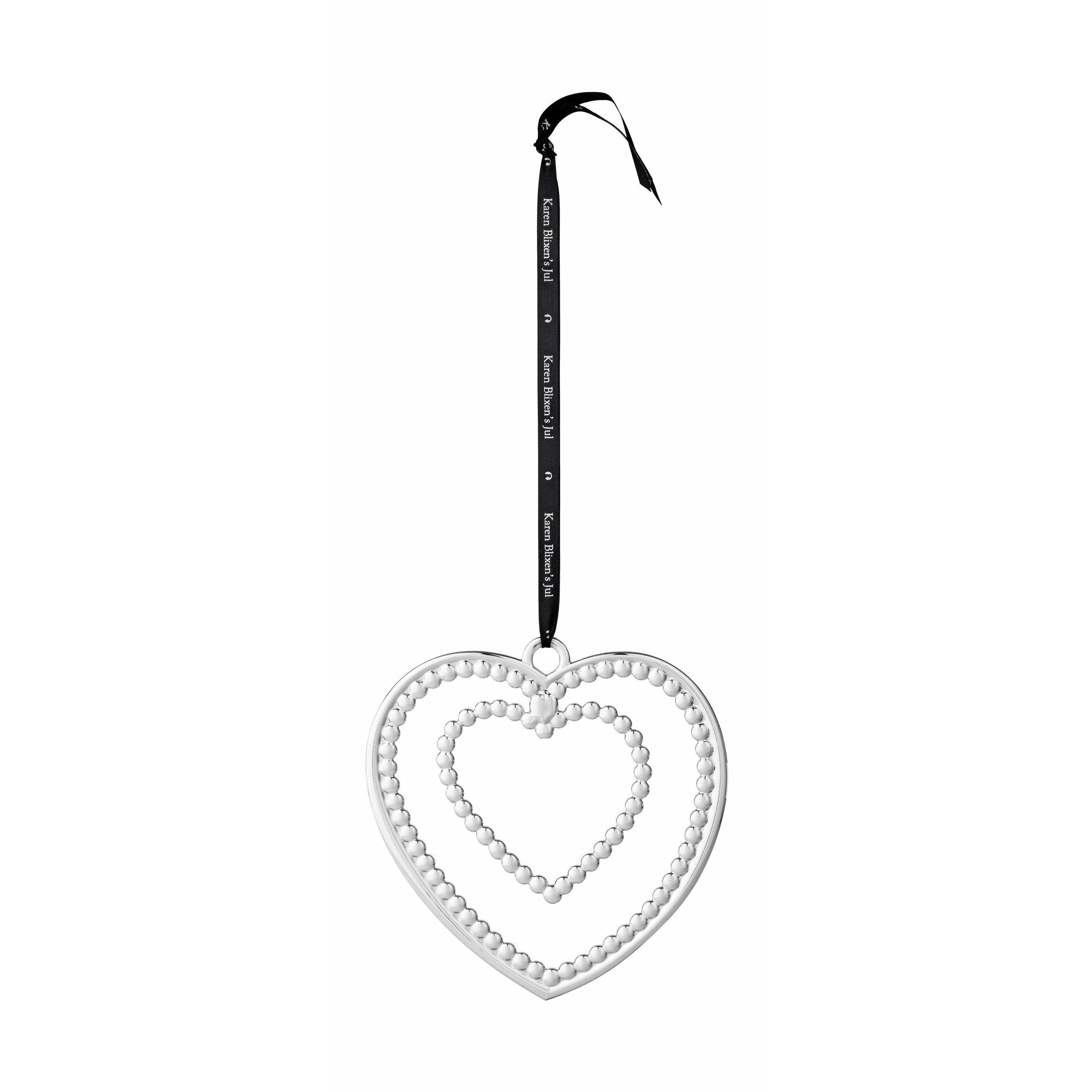 [product_category]-Rosendahl Karen Blixen Large Christmas Heart H 12cm, Silver Plated-Rosendahl-5709513315728-31572-ROS-1