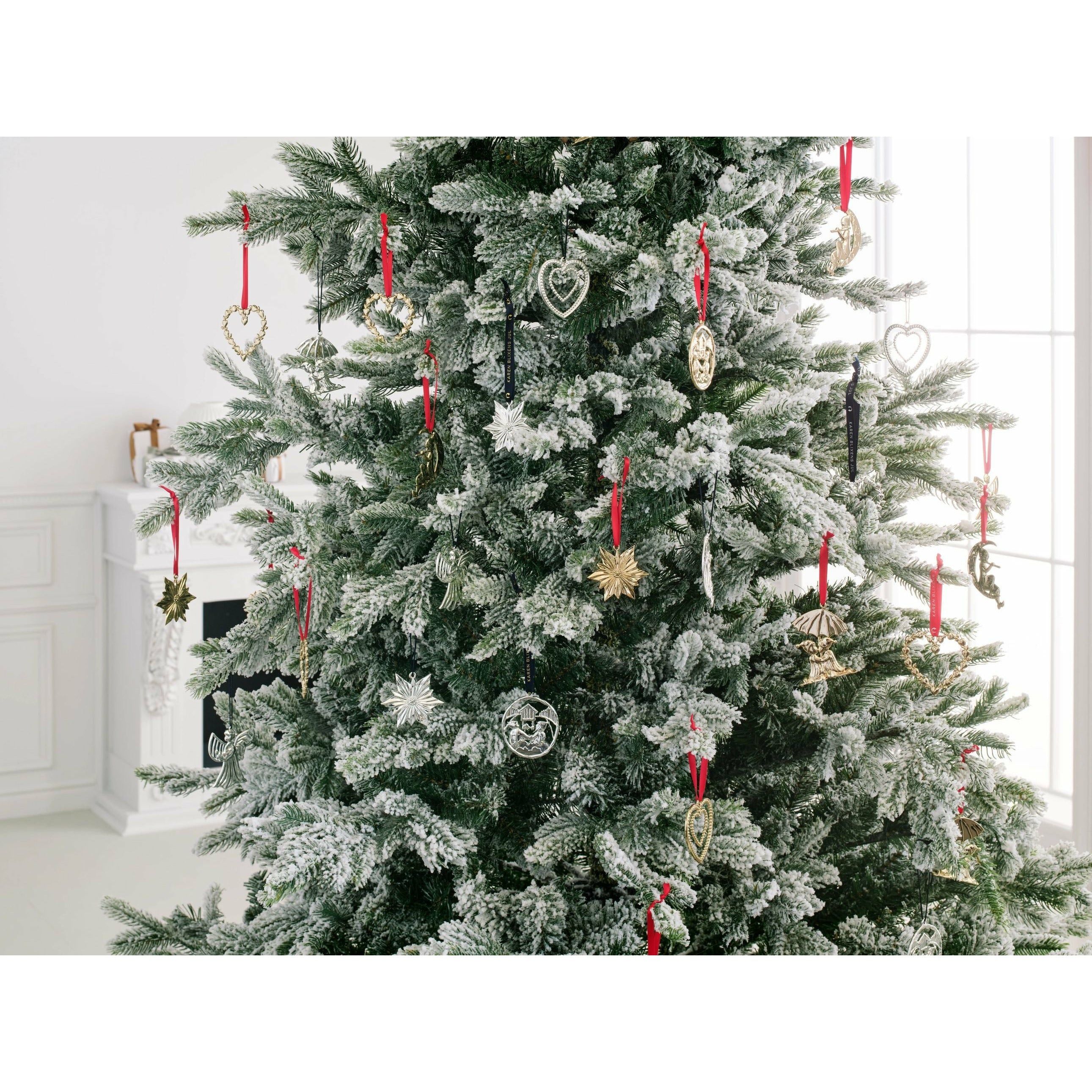 [product_category]-Rosendahl Karen Blixen Nordstern Christmas Decorations H 7cm, Silver Plated-Rosendahl-5709513315681-31568-ROS-5