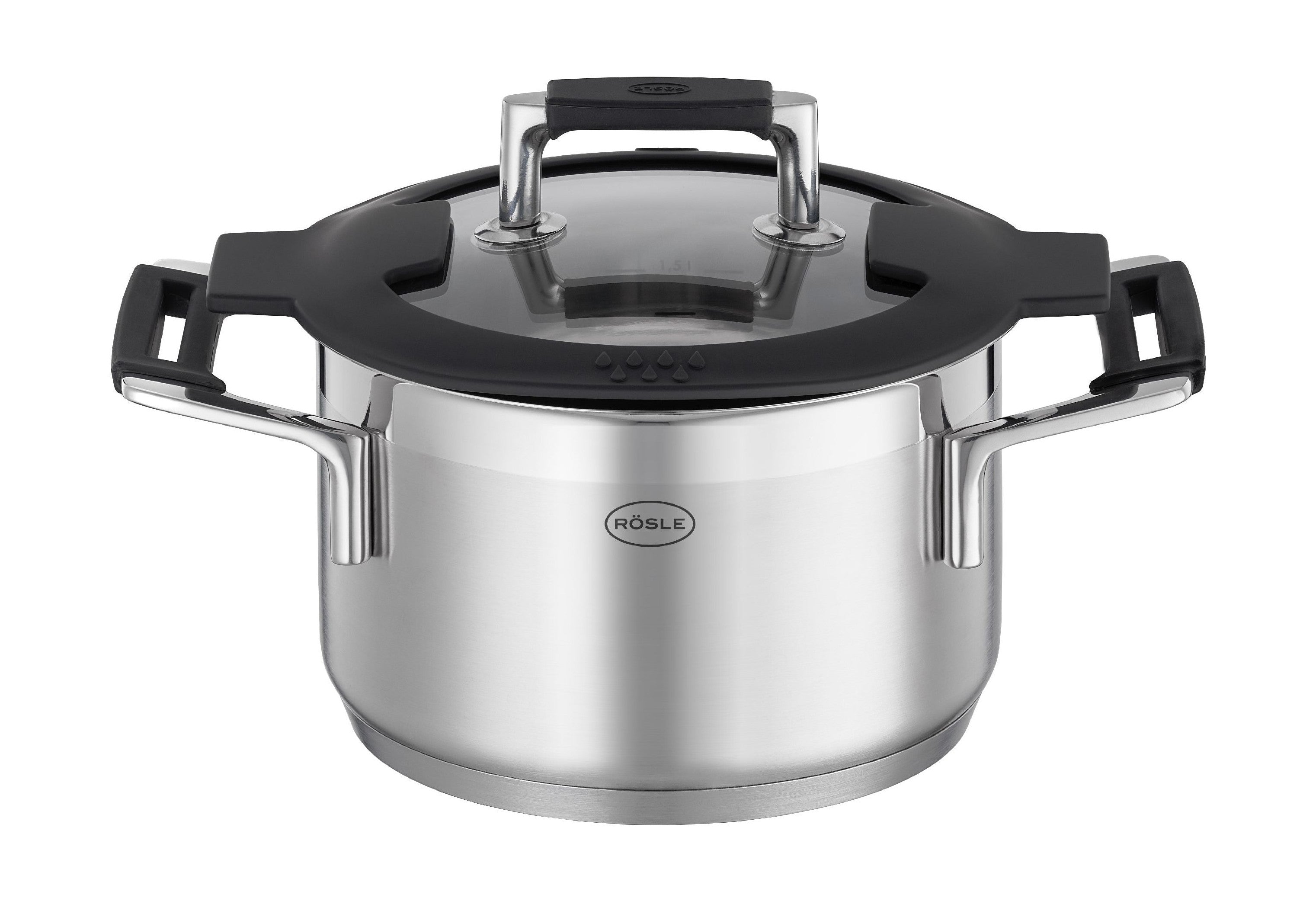 [product_category]-Rösle Silence Pro Pot With Glass Lid, ø 16 Cm 1.9 Liter-Rösle-4004293919618-28705-ROS-1