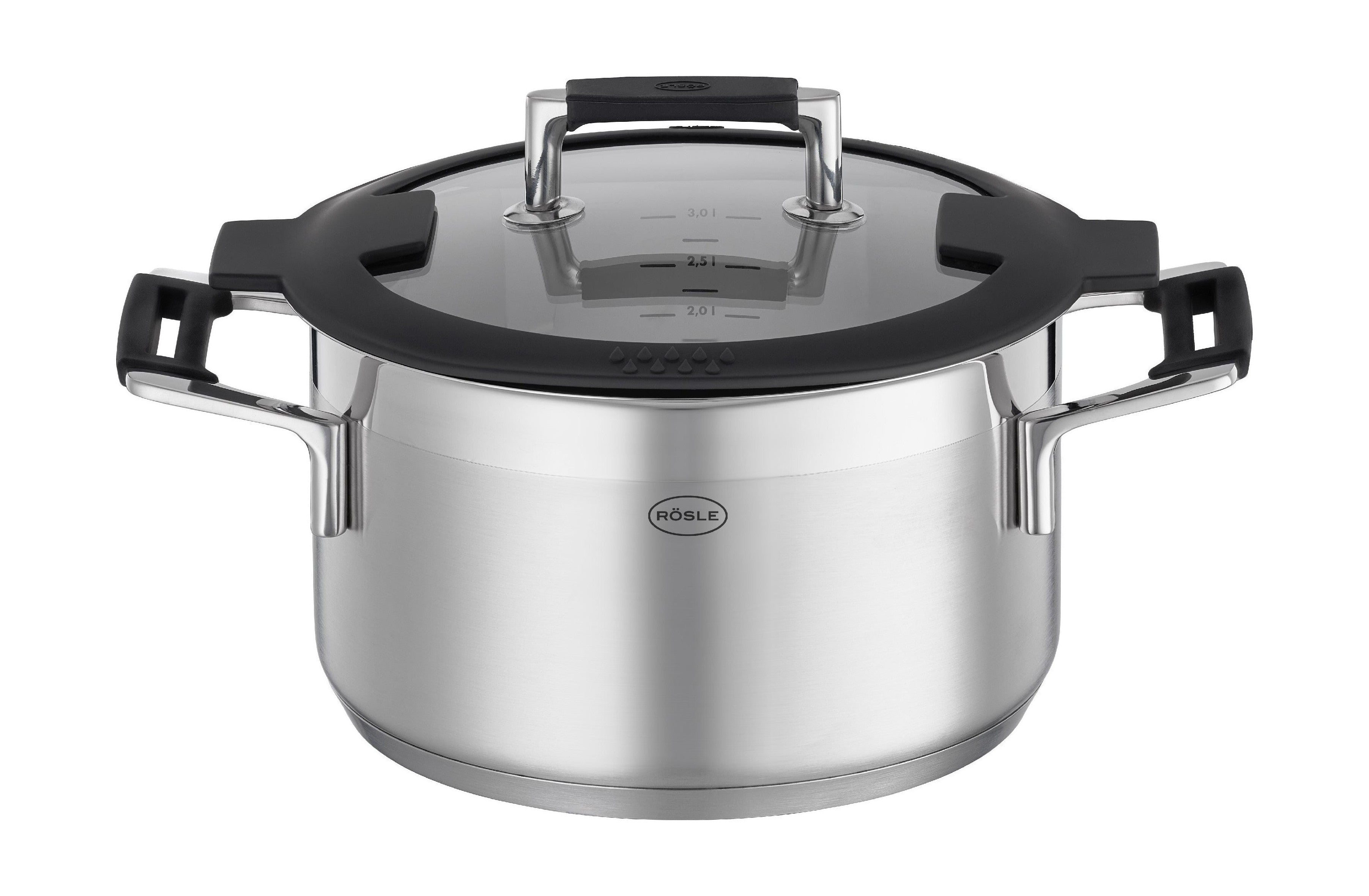 [product_category]-Rösle Silence Pro Pot With Glass Lid, ø 20 Cm 3.5 Liter-Rösle-4004293919625-28706-ROS-1