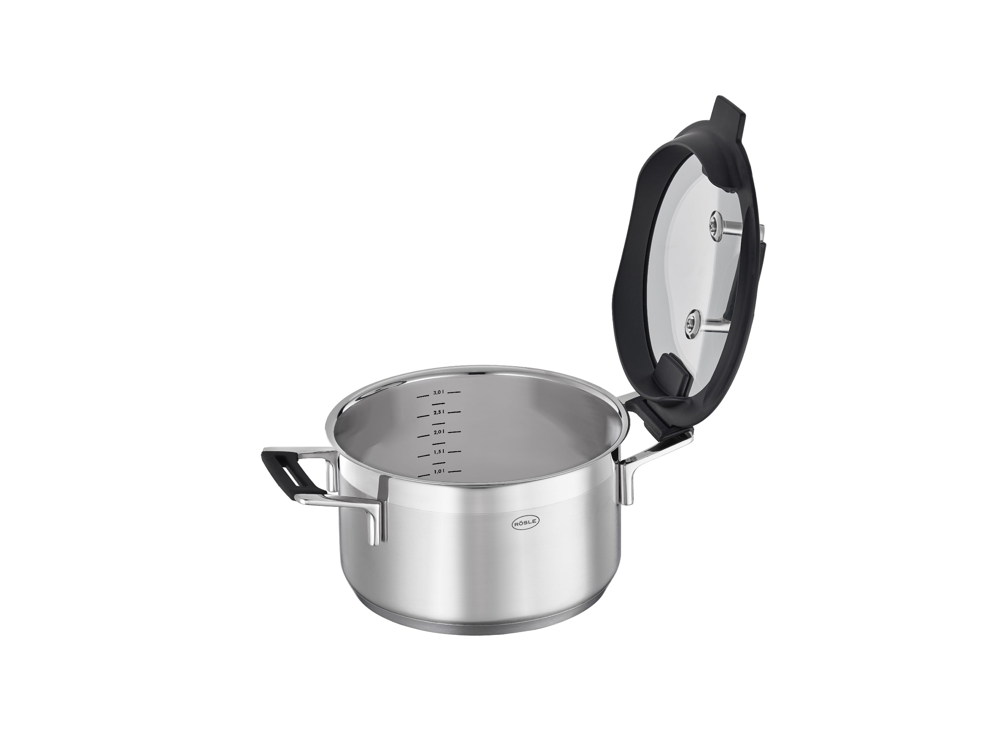 [product_category]-Rösle Silence Pro Pot With Glass Lid, ø 20 Cm 3.5 Liter-Rösle-4004293919625-28706-ROS-2