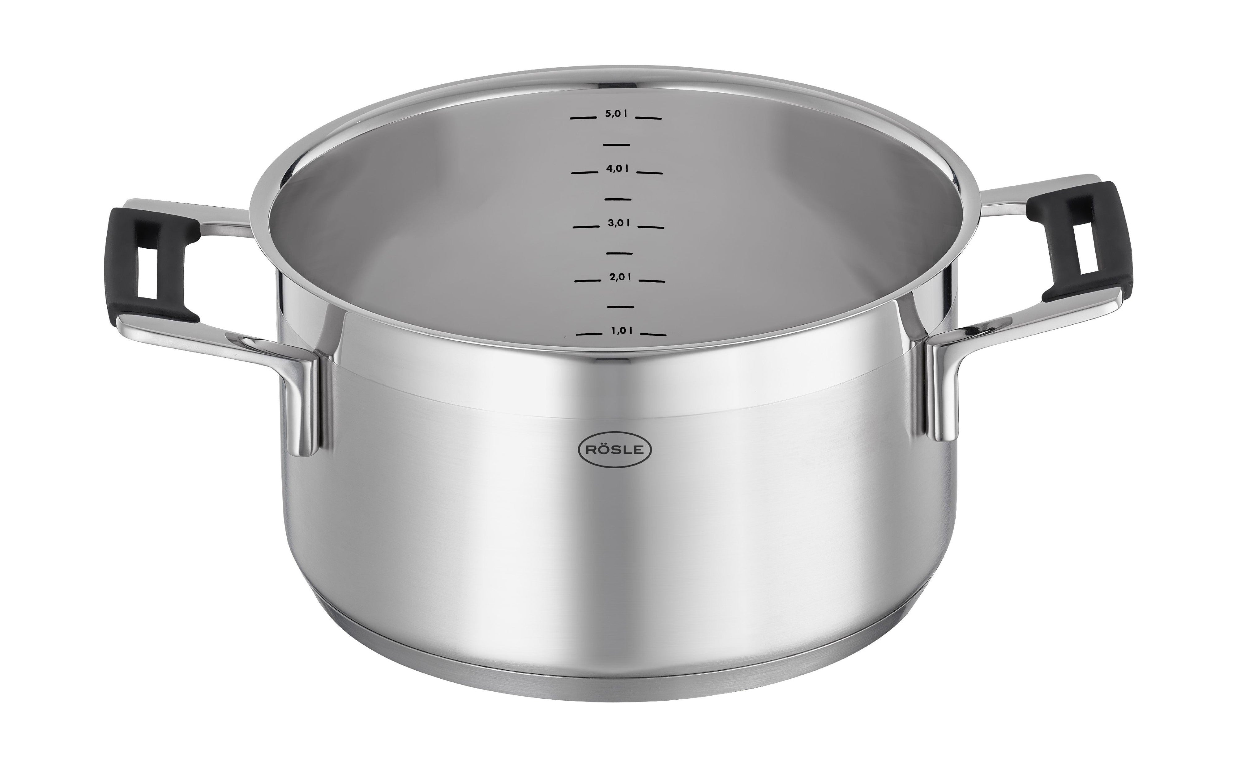 [product_category]-Rösle Silence Pro Pot With Glass Lid, ø 24 Cm 5.8 Liter-Rösle-4004293919649-28711-ROS-1