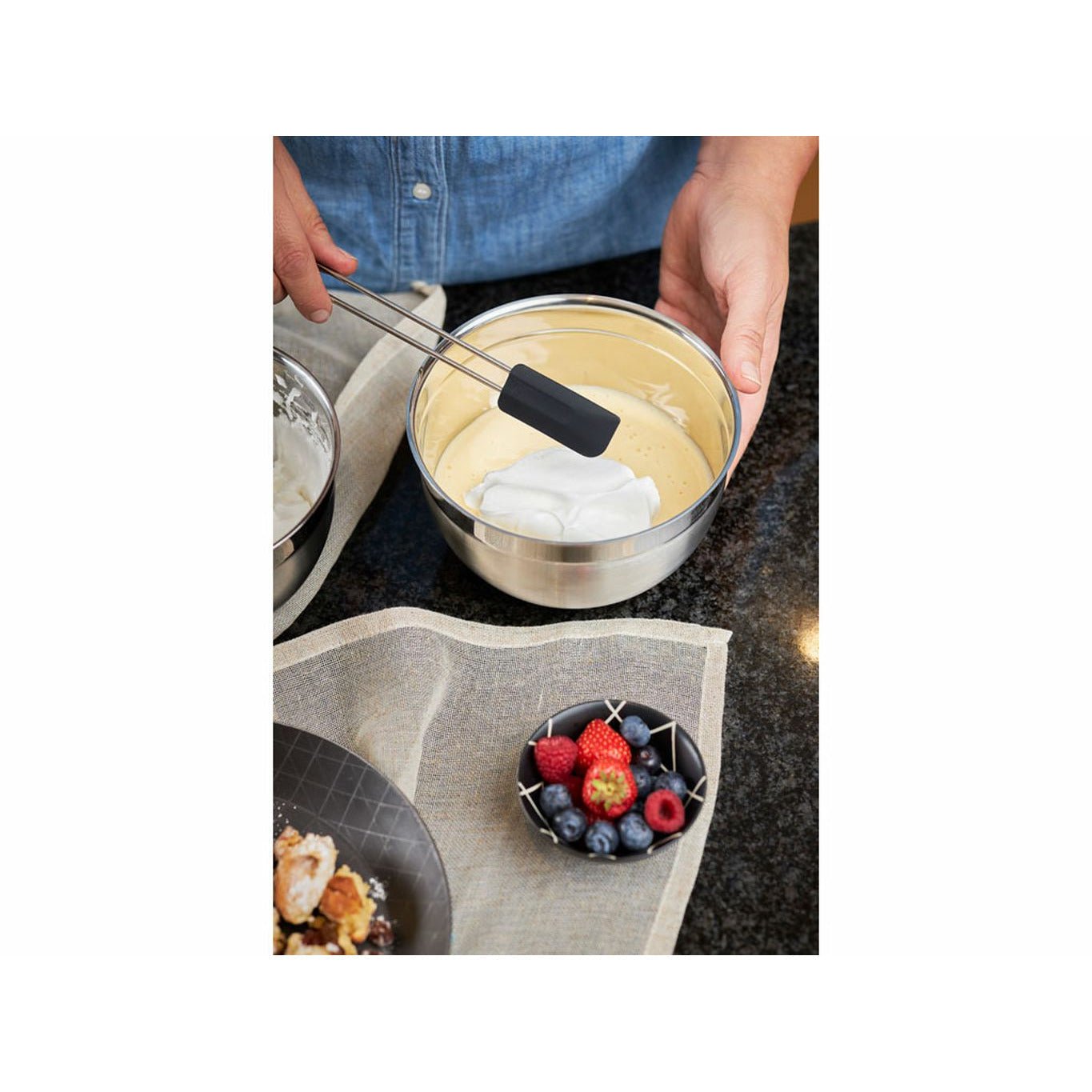 [product_category]-Rösle Spatula 26 X 2.75 Cm, Steel / White-Rösle-4004293124753-22448-ROS-4