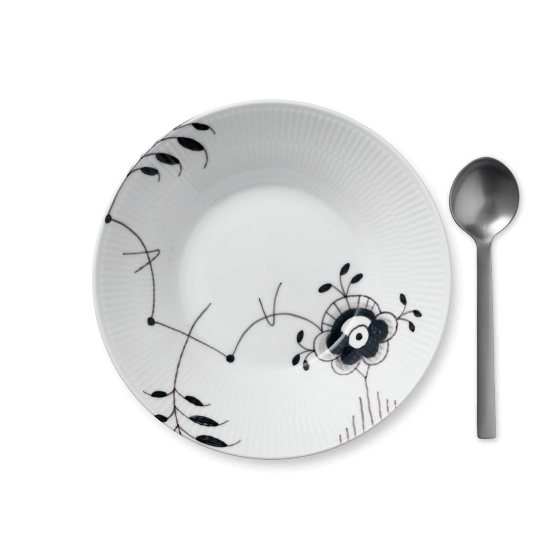 [product_category]-Royal Copenhagen Black Fluted Mega Deep Plate, 24 Cm-Royal Copenhagen-5705140712848-1017040-ROY-2