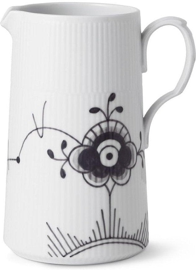 [product_category]-Royal Copenhagen Black Fluted Mega Jug, 1,5 L-Royal Copenhagen-5705140734840-1052397-ROY-1