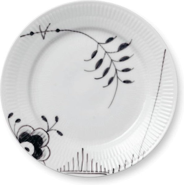 [product_category]-Royal Copenhagen Black Fluted Mega Plate, 19 Cm-Royal Copenhagen-5705140709961-1017038-ROY-1