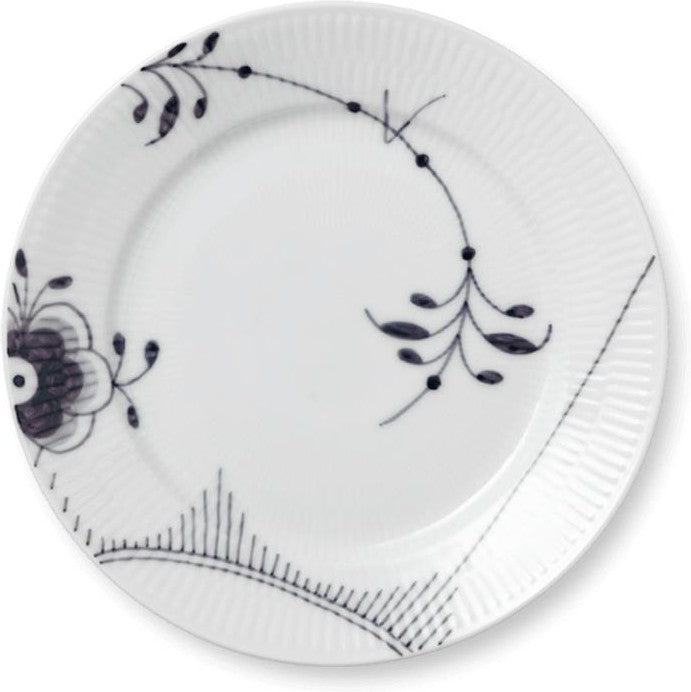 [product_category]-Royal Copenhagen Black Fluted Mega Plate, 22 Cm-Royal Copenhagen-5705140173281-1017470-ROY-1