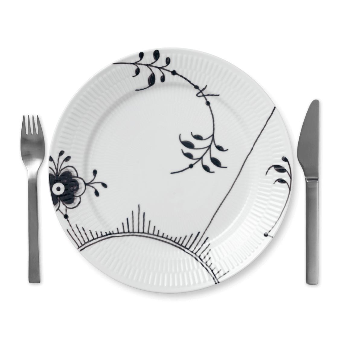 [product_category]-Royal Copenhagen Black Fluted Mega Plate, 27 Cm-Royal Copenhagen-5705140173717-1017471-ROY-2